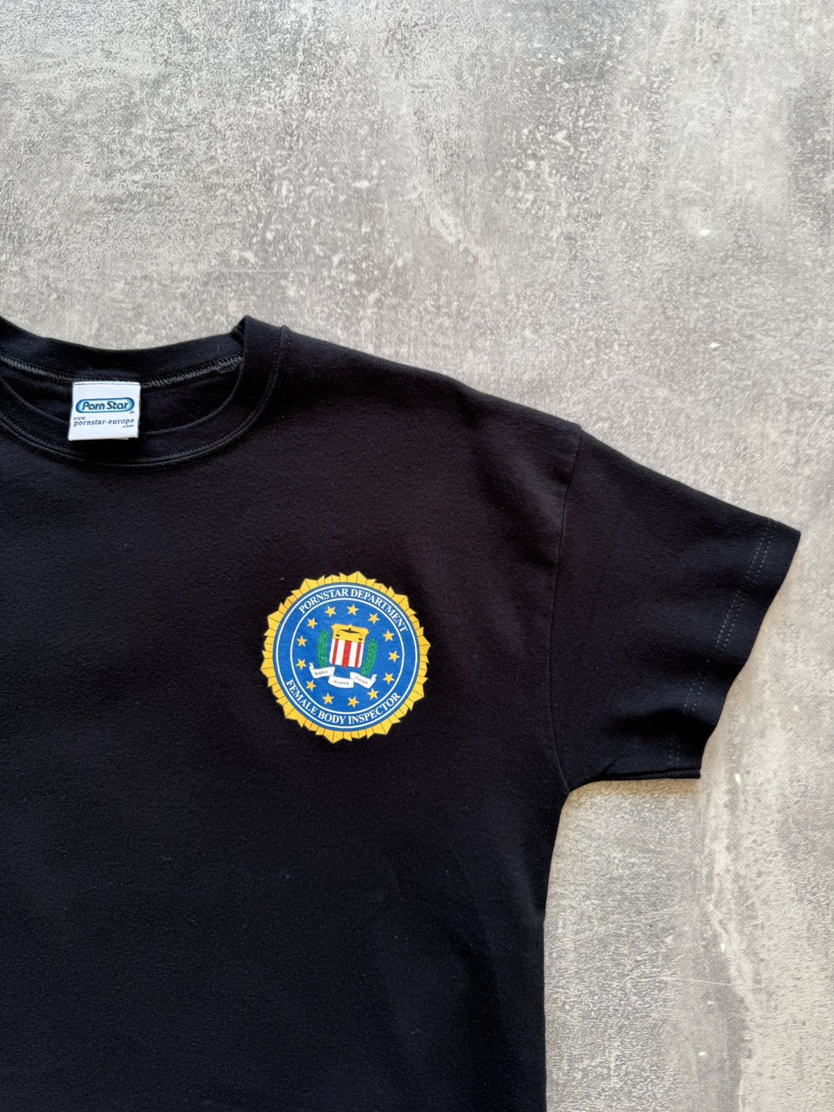 Vintage Pornstar Department FBI Female Body Inspector T-shirt Size US S / EU 44-46 / 1 - 3 Thumbnail