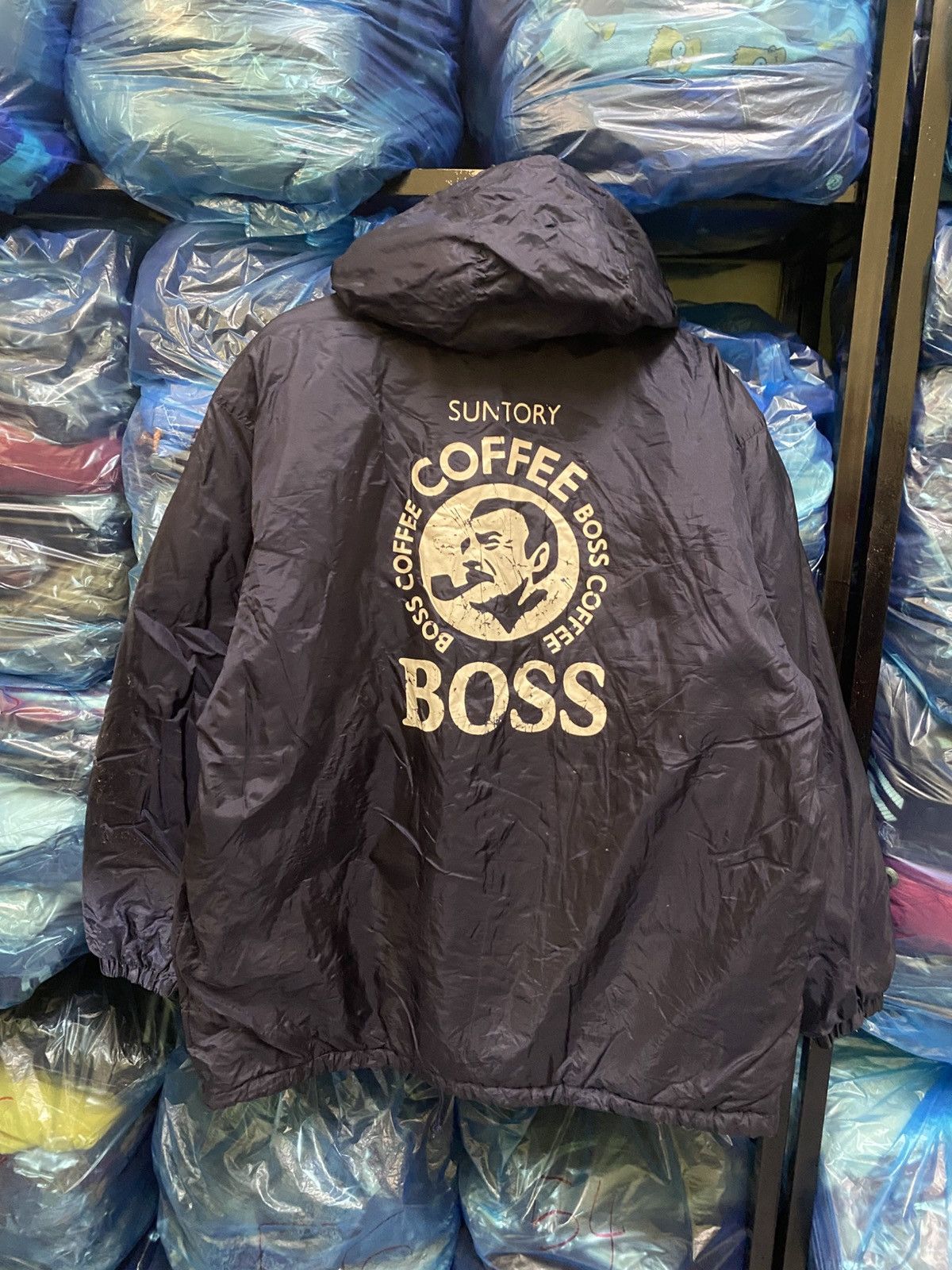 Other VINTAGE SUNTORY COFFEE BOSS WINDBREAKER Size US M / EU 48-50 / 2 - 5 Thumbnail