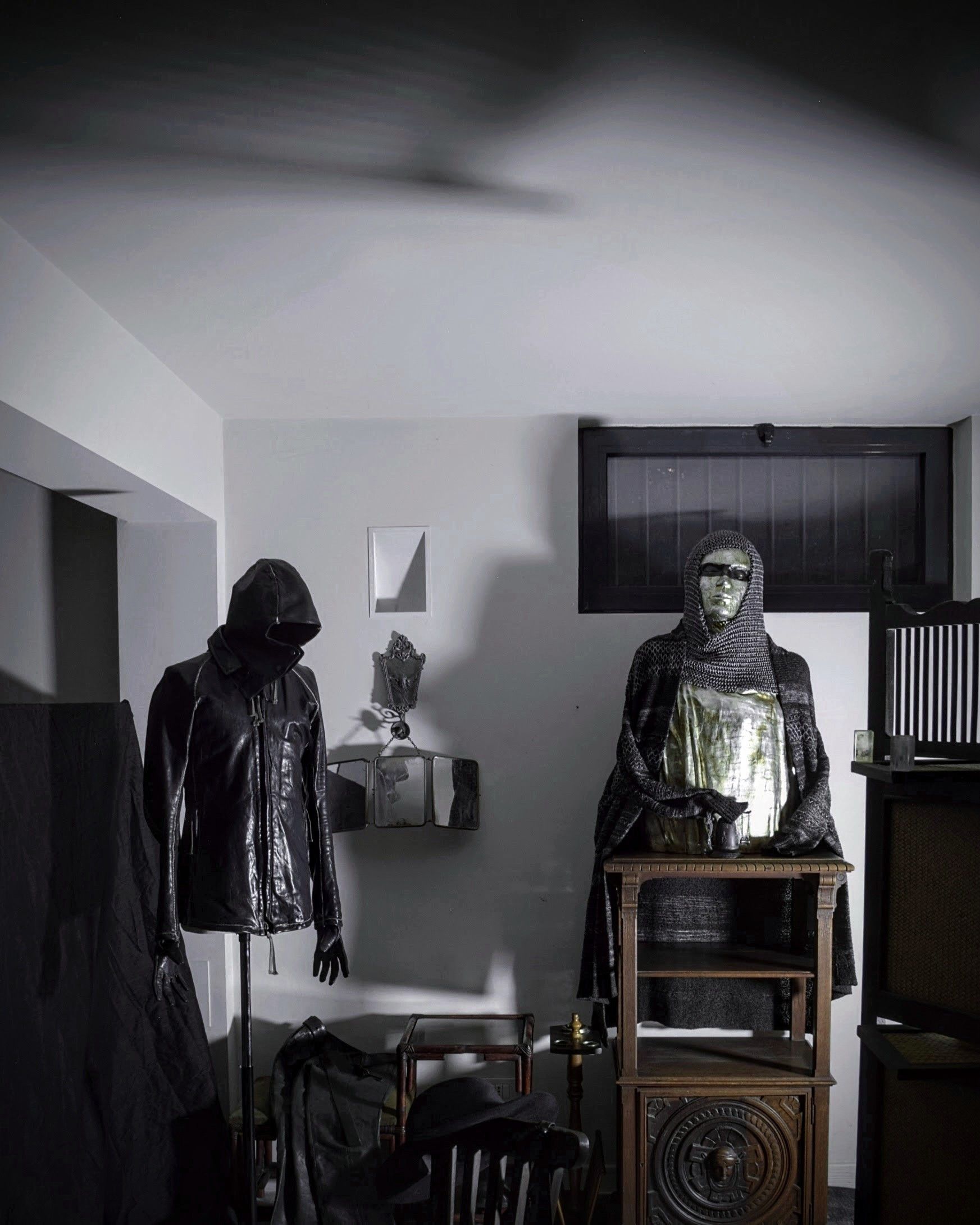 Boris Bidjan Saberi Boris Bidjan Saberi J2-F235 hooded horse skin jacket Size US S / EU 44-46 / 1 - 4 Thumbnail