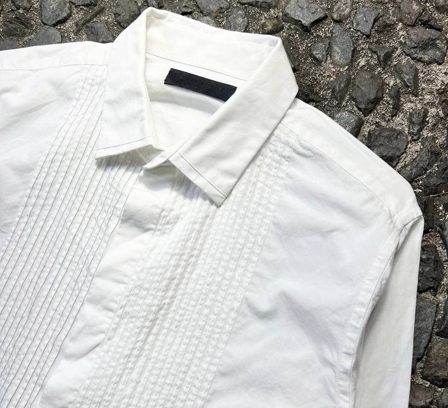 Burberry Prorsum Burberry Prorsum - Front Pleated Shirt Size US M / EU 48-50 / 2 - 2 Thumbnail