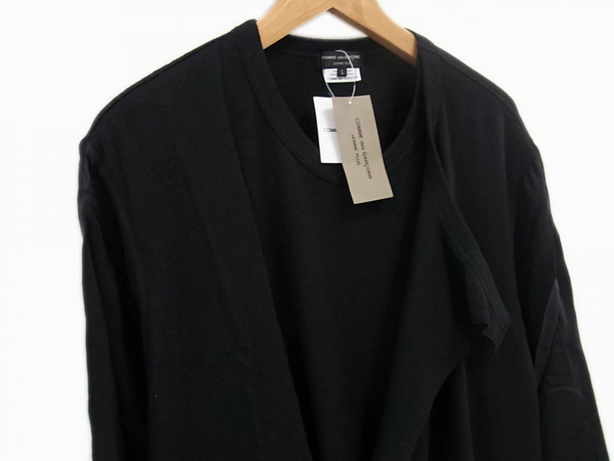 Comme des Garcons Homme Plus Sweater Layered Panel Long Knit Size US L / EU 52-54 / 3 - 3 Thumbnail