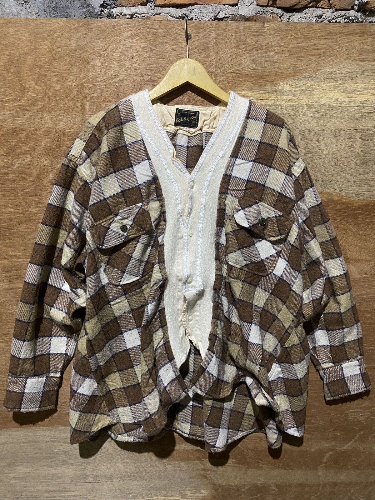 Japanese Brand 💸BINDING OFFER💸 GO TO HOLLYWOOD KAPITAL STYLE UNIQUE FLANNEL Size US XL / EU 56 / 4 - 1 Thumbnail