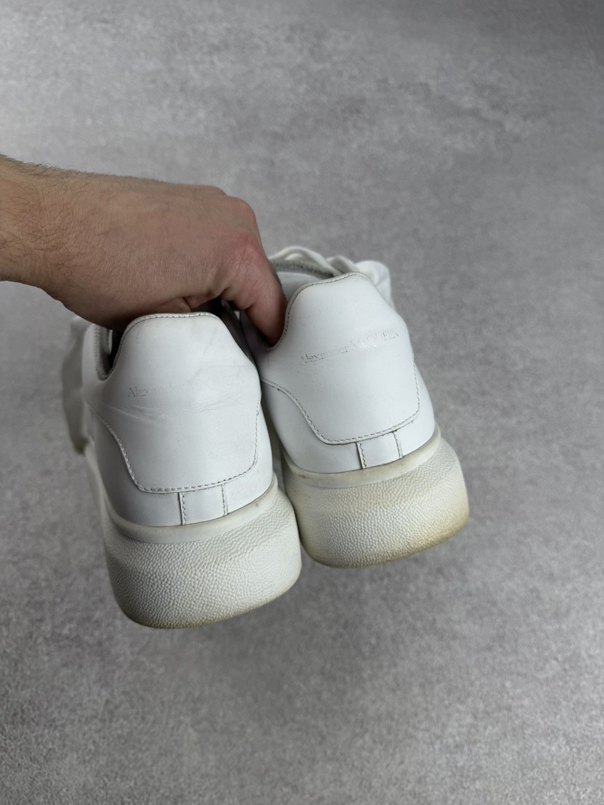 Alexander McQueen Alexander McQueen White Leather Sneakers Size 42 Size US 9 / EU 42 - 6 Thumbnail