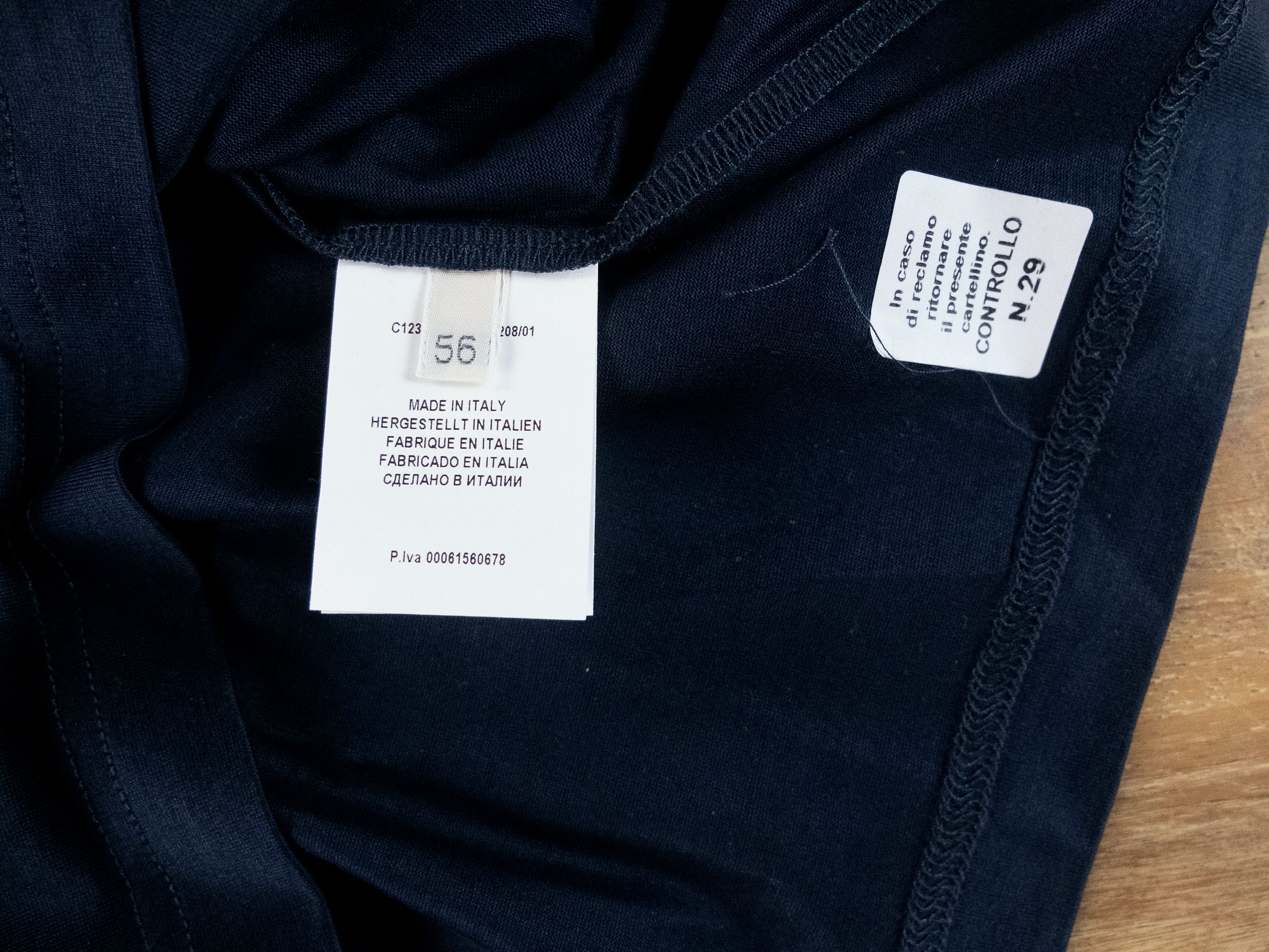 Gran Sasso GRAN SASSO navy blue cotton crewneck polo shirt Size 3XL Size US XXL / EU 58 / 5 - 4 Thumbnail