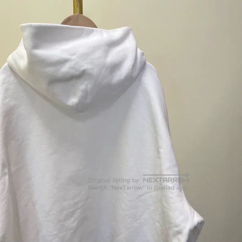 Balenciaga Balenciaga White Hooded Sweatshirt Size US S / EU 44-46 / 1 - 4 Thumbnail
