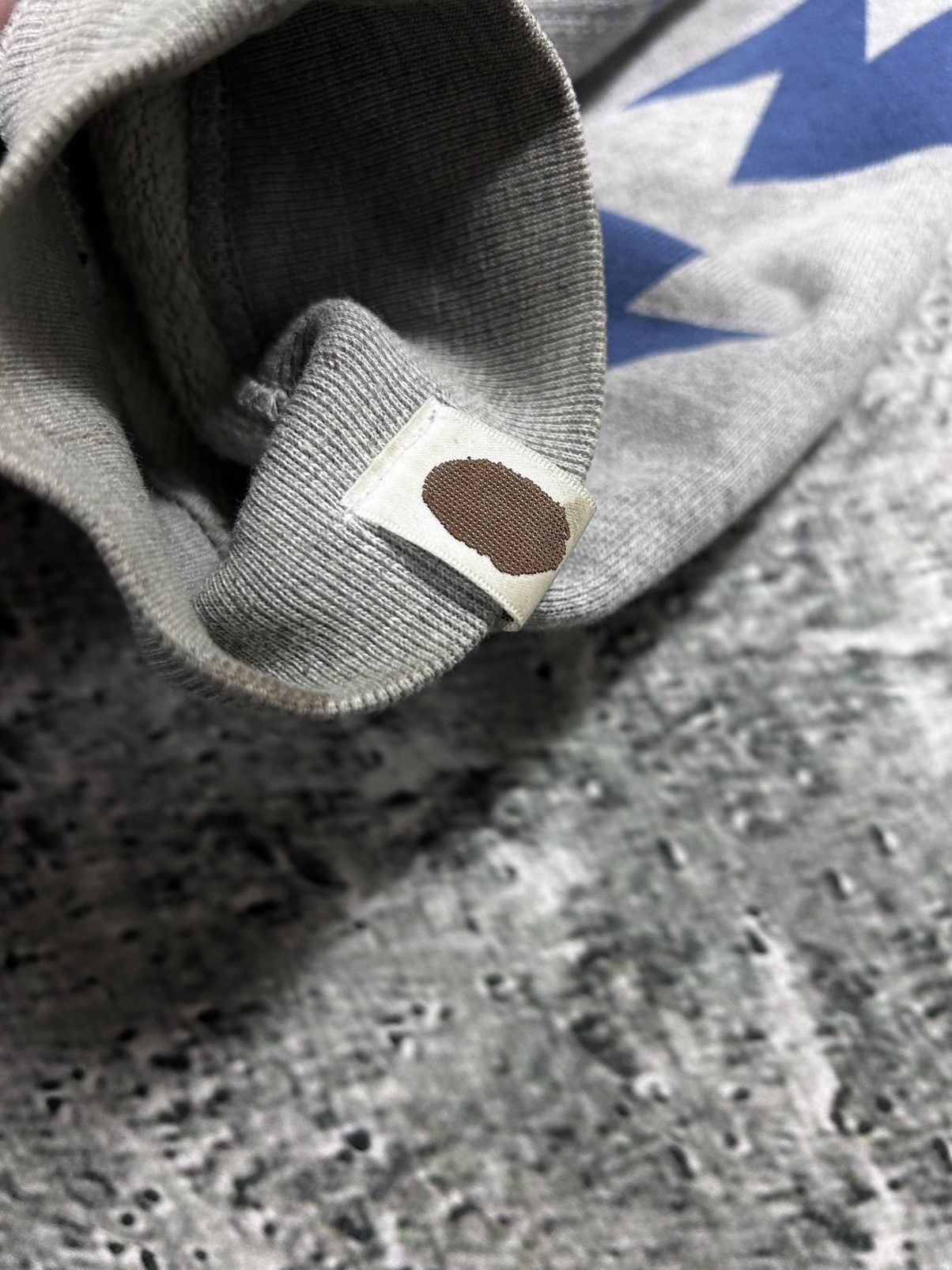 Bape Bape sta zip hoodie grey blue full zip vintage Nigo Era Size US L / EU 52-54 / 3 - 7 Thumbnail