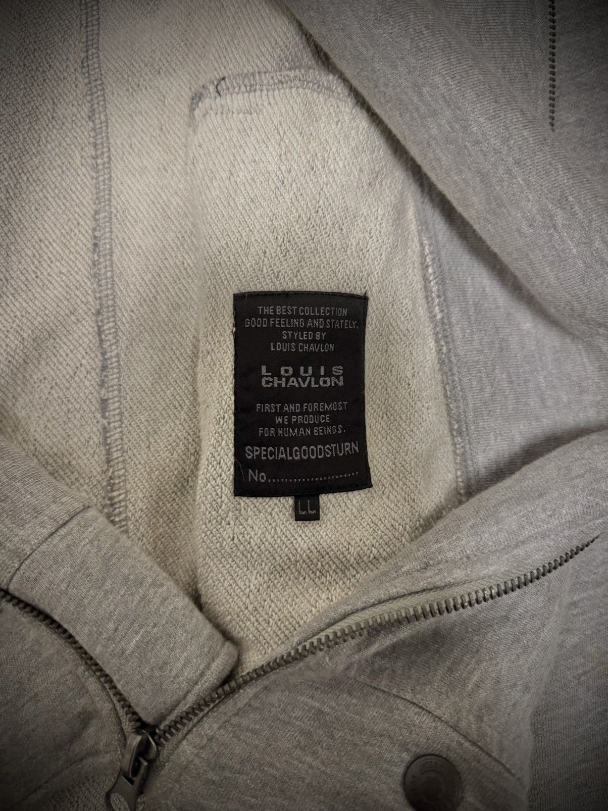 If Six Was Nine Rare Louis Chavlon Asymmetrical Punk Zip Jacket Size US L / EU 52-54 / 3 - 2 Thumbnail