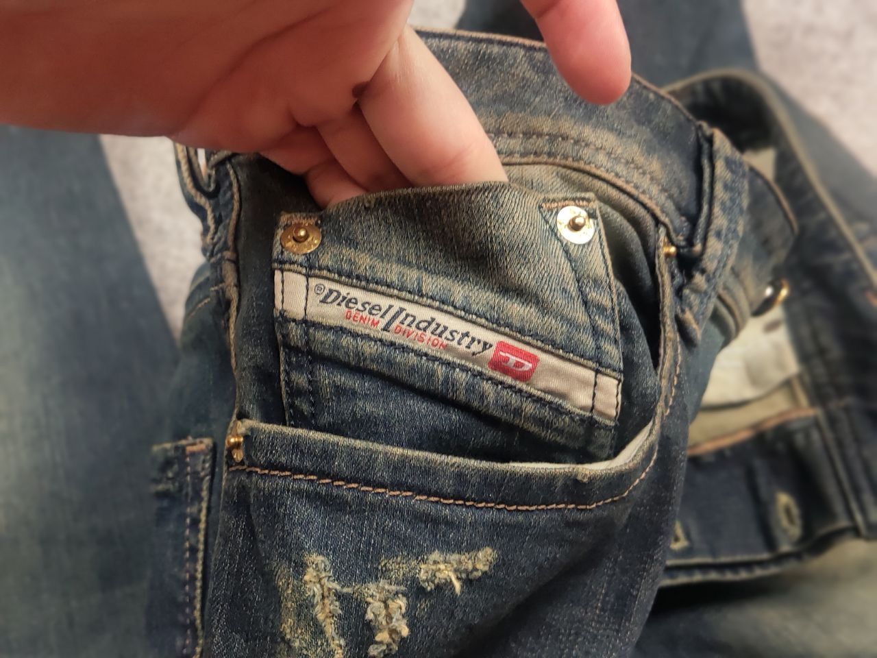 Diesel Vintage Diesel larkee Denim Jeans If Six Was Nine LGB Y2K Size US 34 / EU 50 - 16 Thumbnail