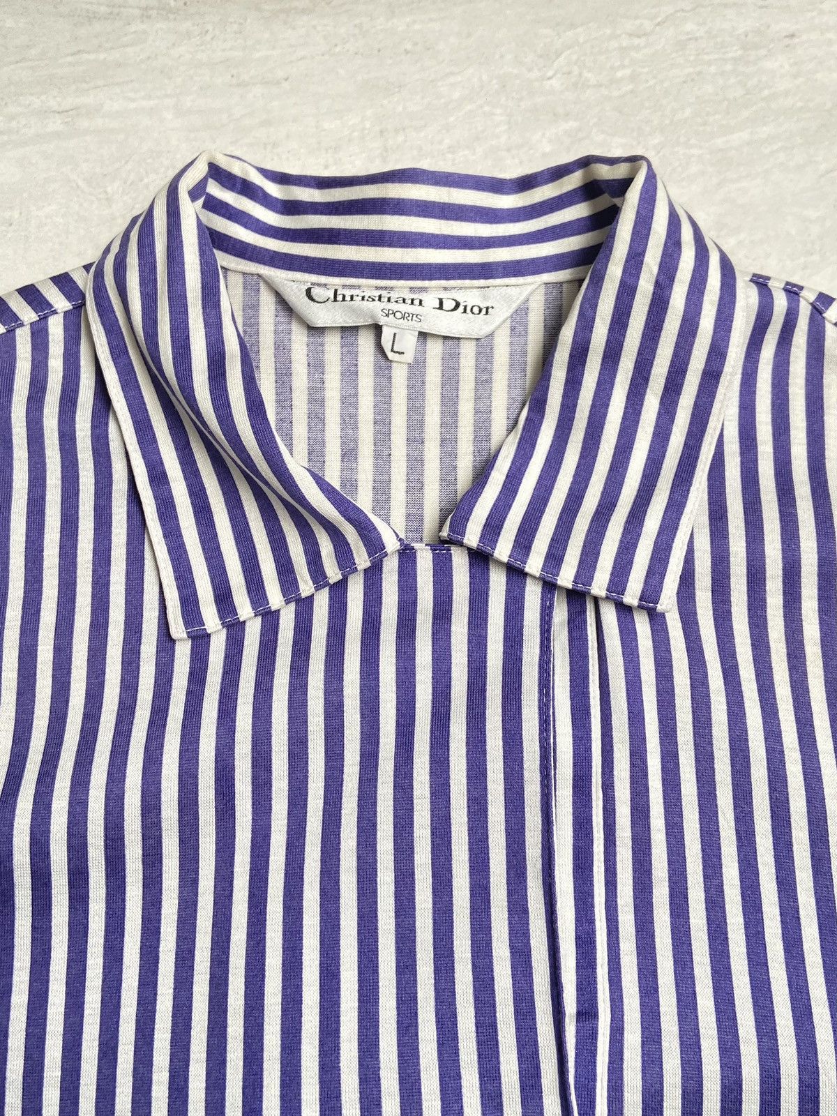 Christian Dior Monsieur × Dior CHRISTIAN DIOR SPORTS Striped Shirt Size S / US 4 / IT 40 - 10 Thumbnail