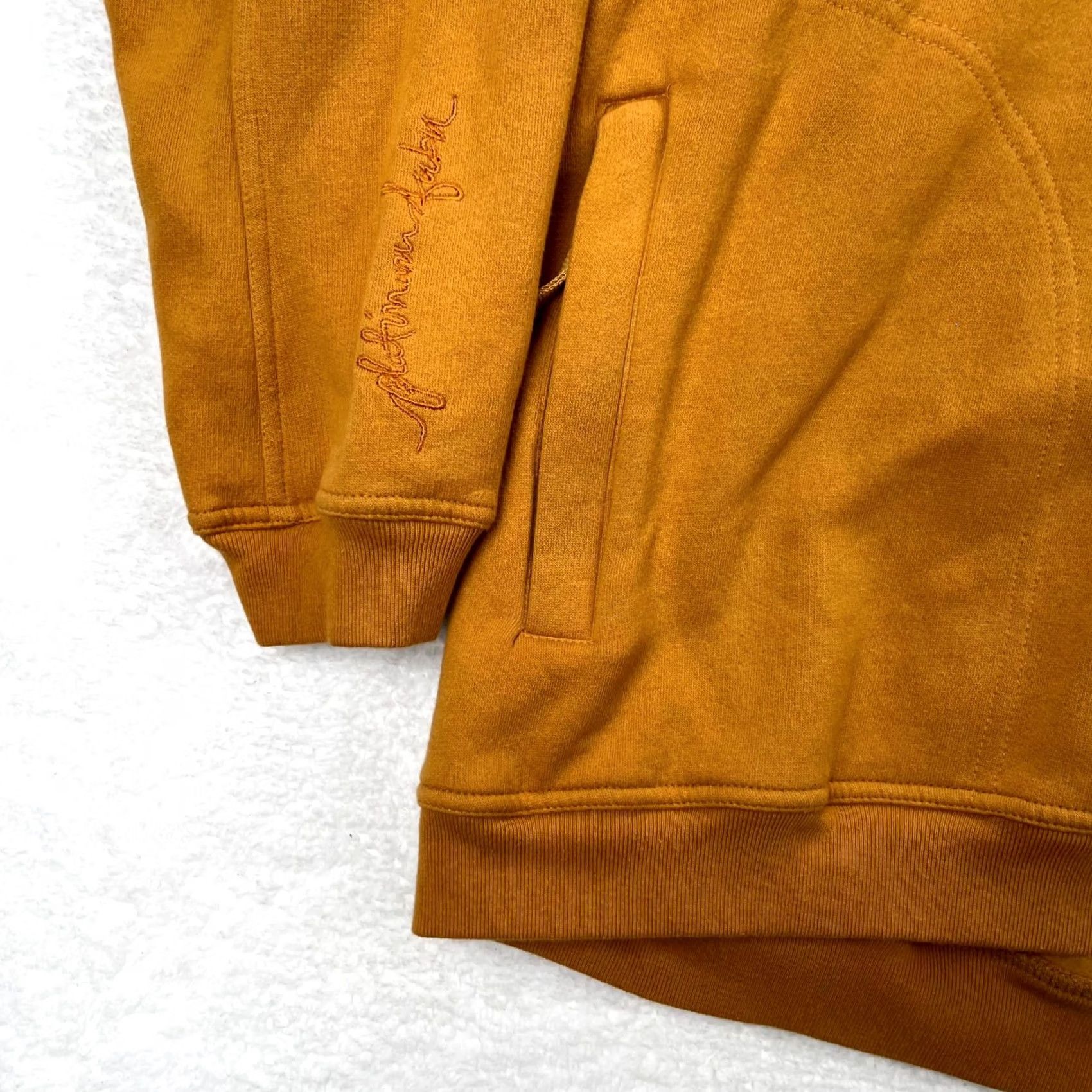 Fubu VTG FUBU Hoodie Mens Large Yellow Platinum Mustard Embroidered y2K Streetwear Hoodie Size US L / EU 52-54 / 3 - 3 Thumbnail