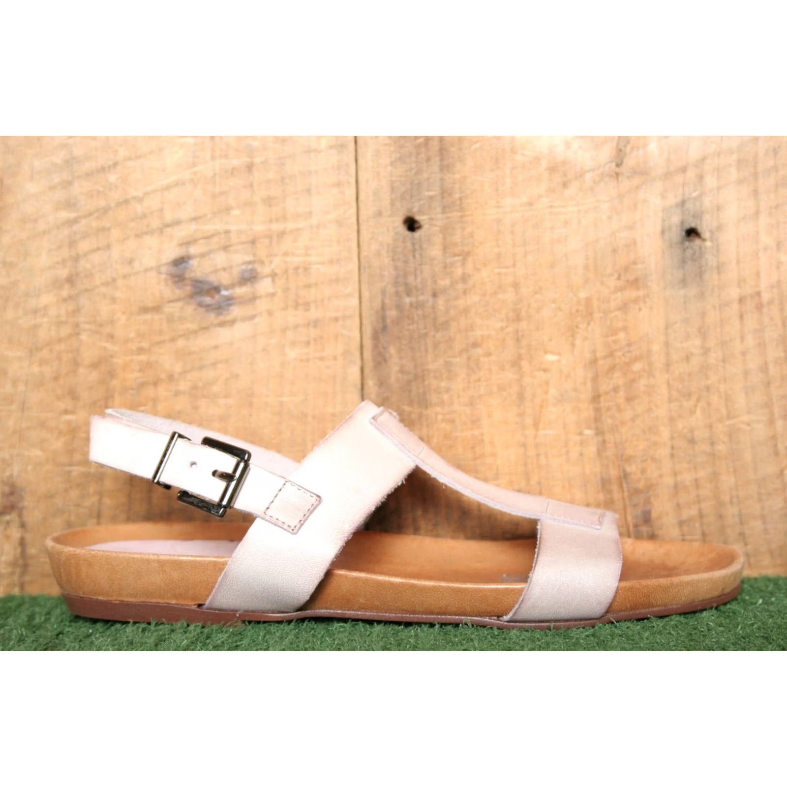 Vintage Cordani Light Rose Pink Slingback Sandals EUR 37 US 6.5-7 Leather Buckle Women Size US 6.5 / IT 36.5 - 2 Thumbnail