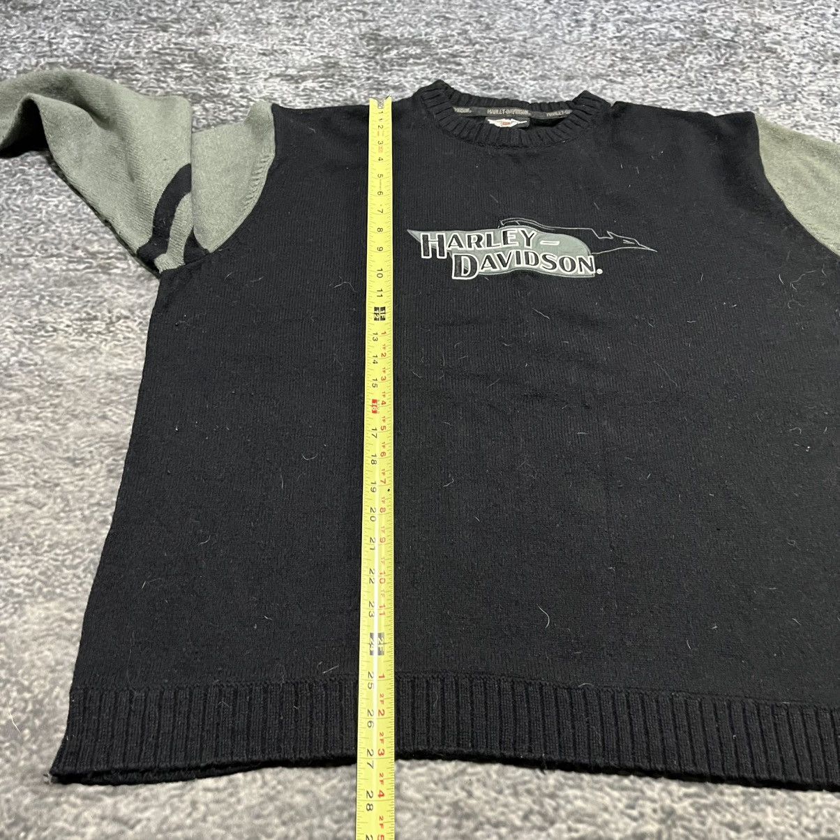 Harley Davidson Vintage Harley Davidson Embroidered Grunge Biker Sweater XXL Size US XXL / EU 58 / 5 - 10 Thumbnail