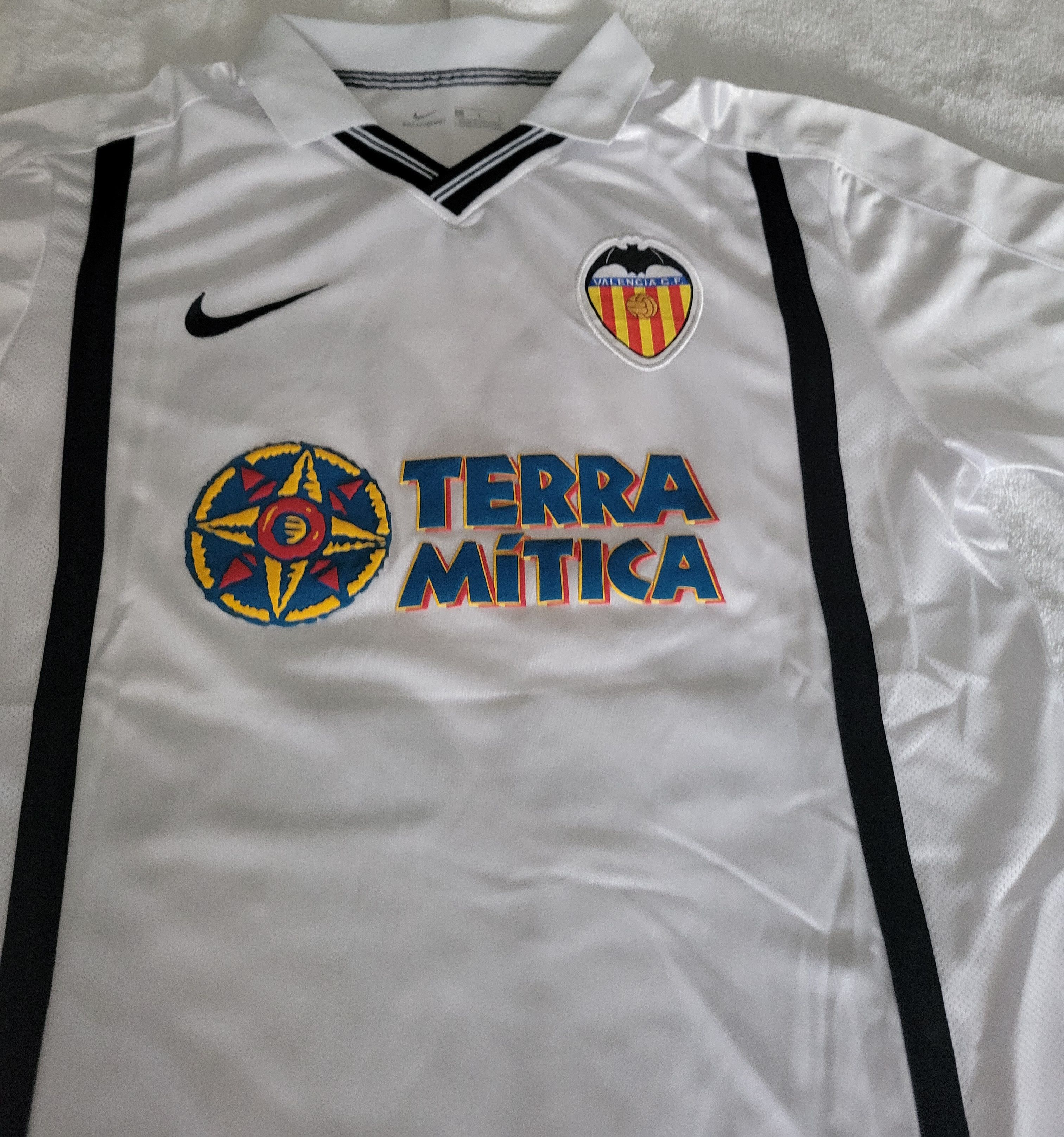 Other Aimar 22 Valencia 2000/2001 Vintage Soccer Jersey Trikot Size US L / EU 52-54 / 3 - 3 Thumbnail