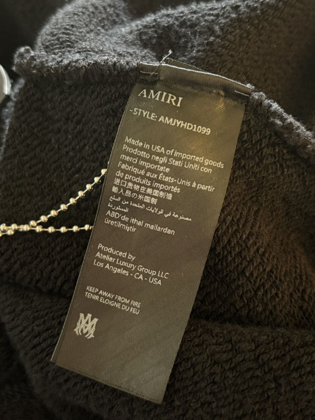 Amiri Amiri Snake Sleeves Pullover Hoodie - Size XL Size US XL / EU 56 / 4 - 5 Thumbnail