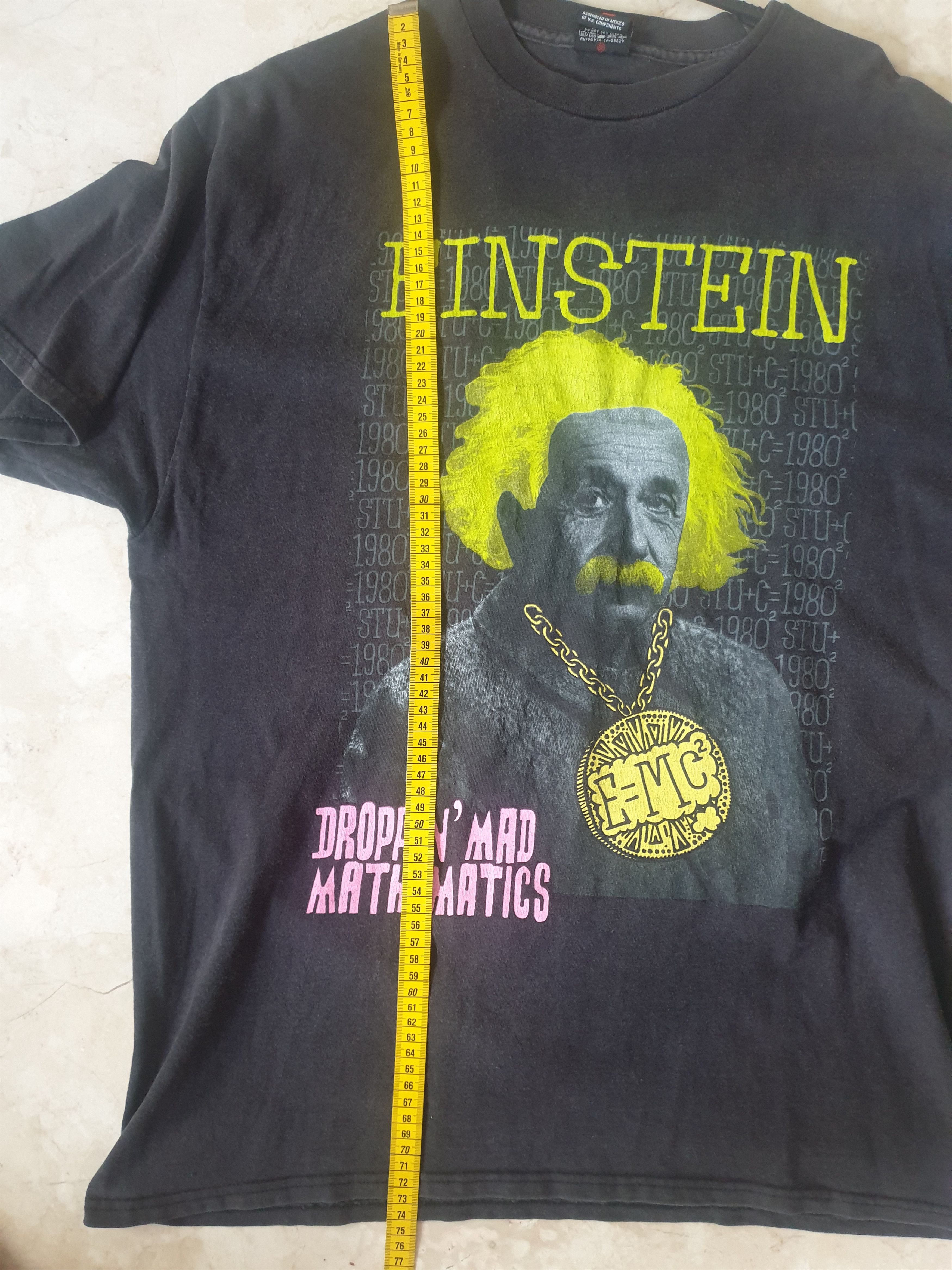 image of Stussy Einstein Vintage in Black, Men's (Size Large)