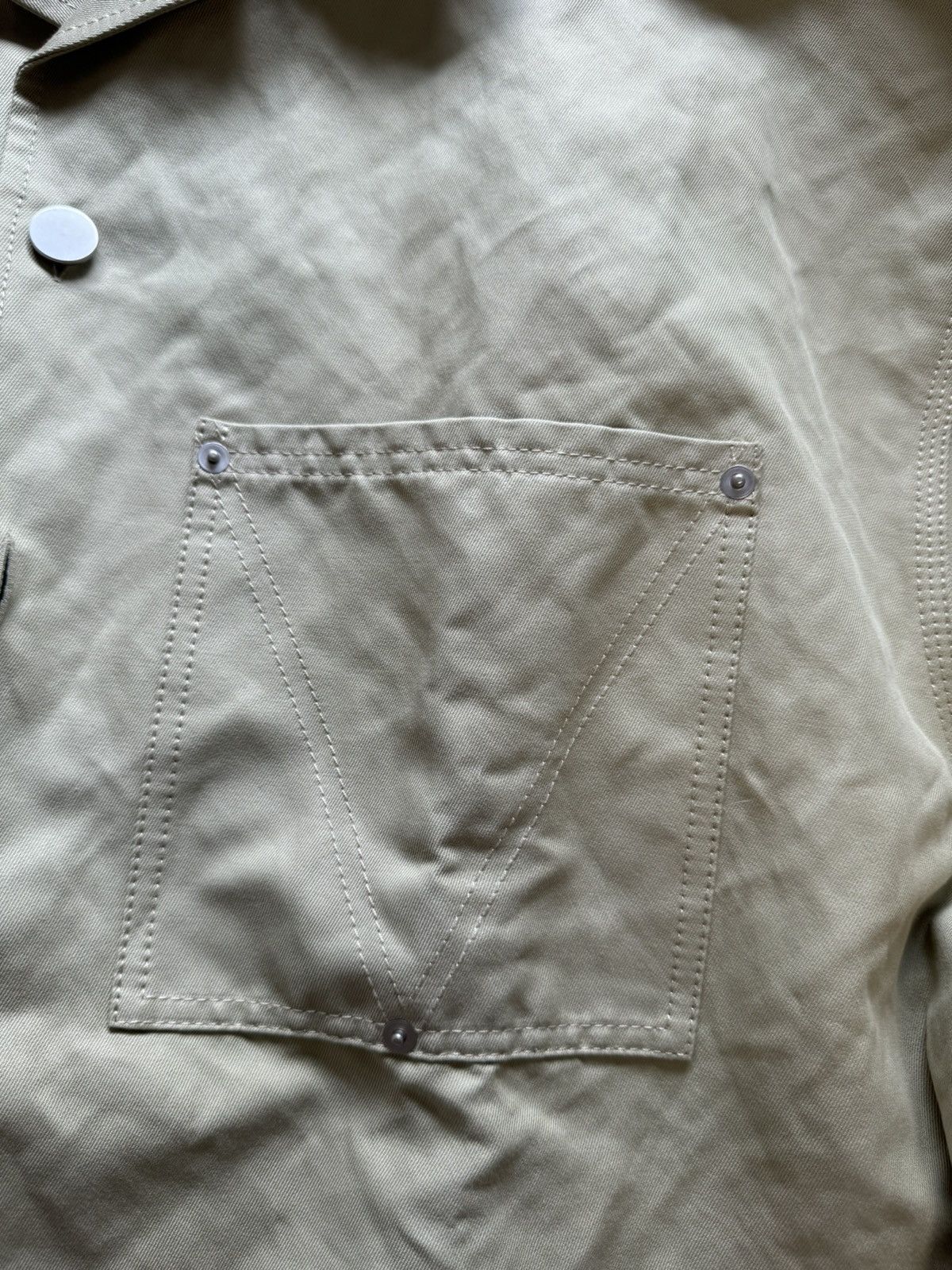 Bottega Veneta Oversized Short Sleeve Wrinkled Shirt Size US M / EU 48-50 / 2 - 5 Thumbnail