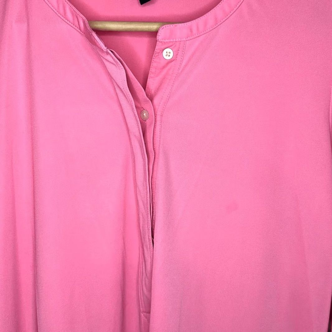 Ralph Lauren VINTAGE? Lauren Ralph Lauren Blouse Women Long Sleeve Pink L Button up Shirt Size L / US 10 / IT 46 - 2 Thumbnail