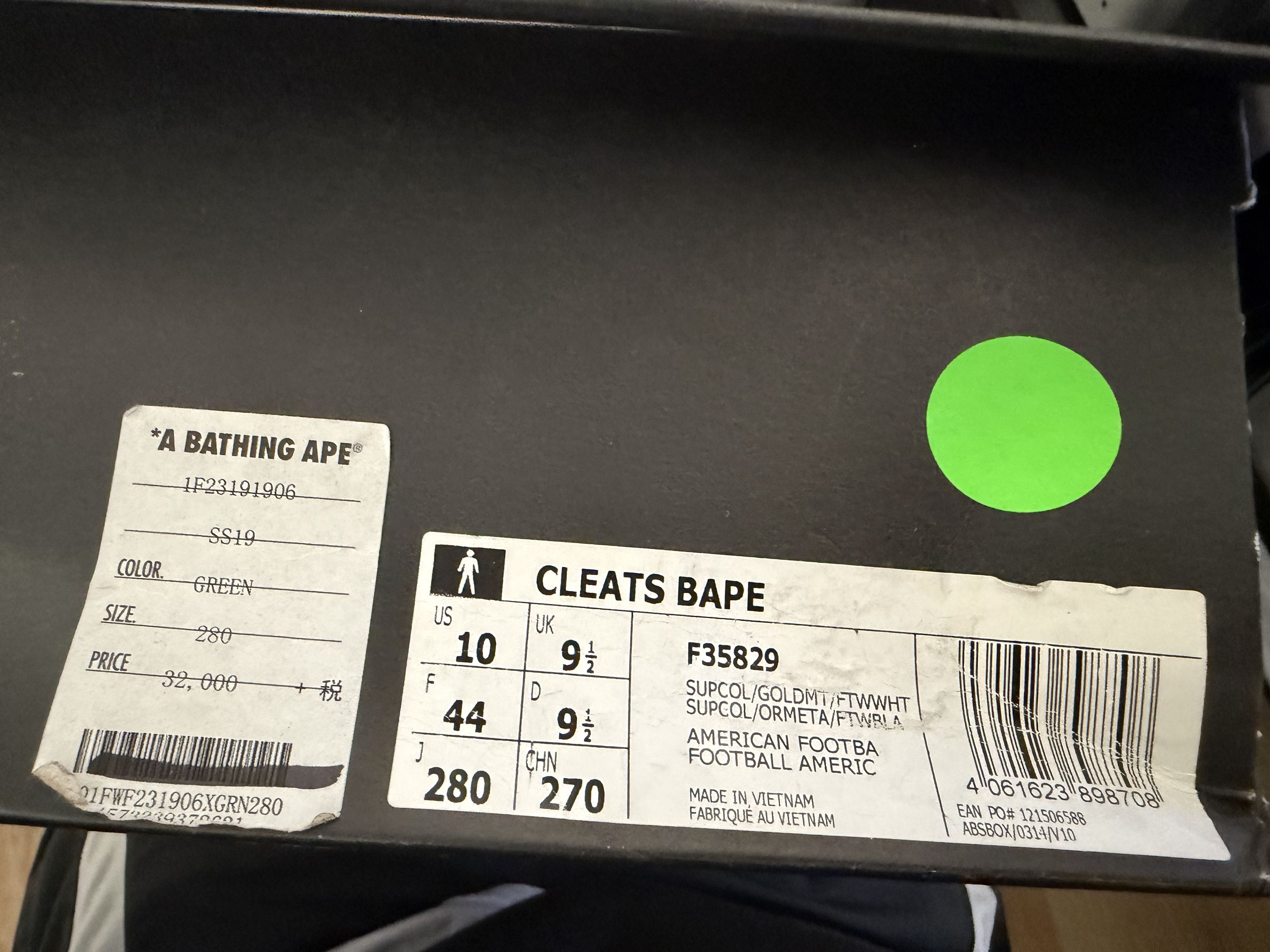 Bape BAPE Adidas Adizero Cleats 'Green Camo' Size US 10 / EU 43 - 3 Thumbnail