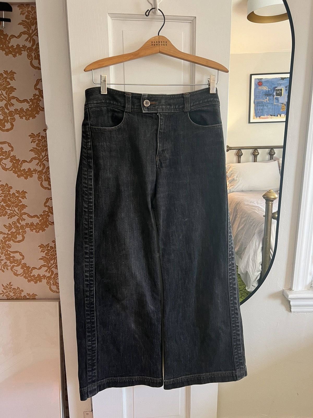 Comme des Garcons Comme Des Garçons Wide Leg Denim Pants Size US 30 / EU 46 - 1 Thumbnail