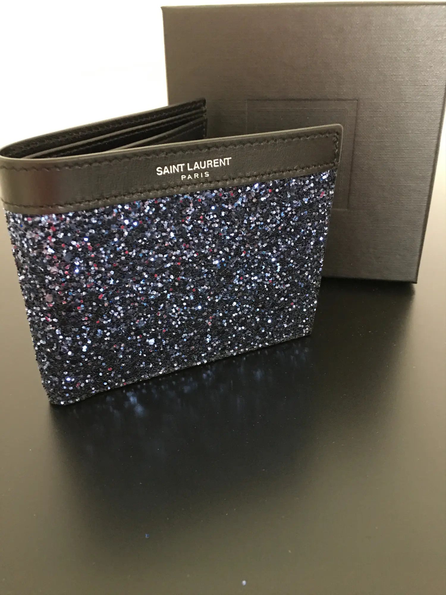 Saint Laurent Paris Wallet Glitter Size ONE SIZE - 1 Thumbnail