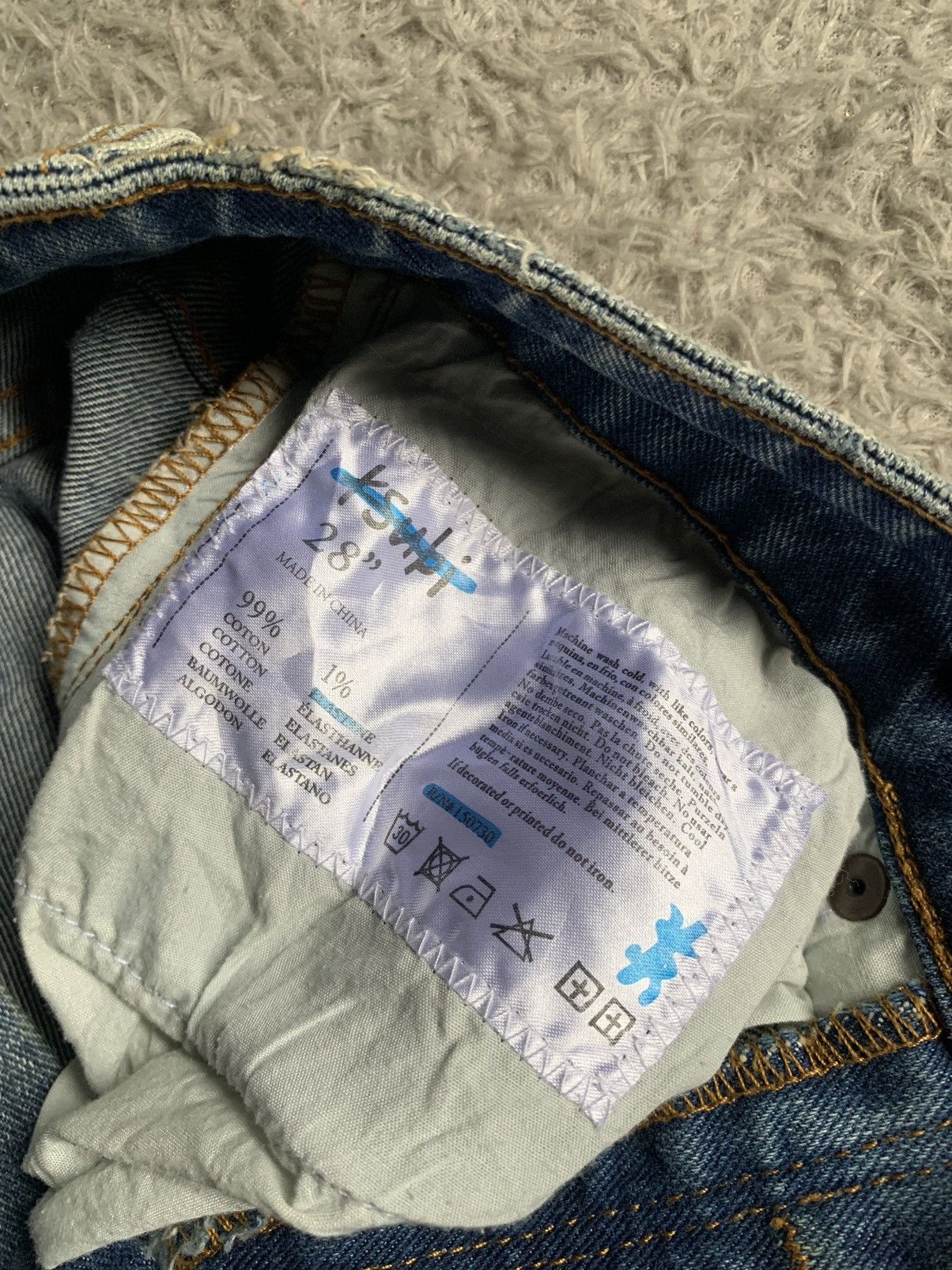 Ksubi Ksubi Blue Chitch Chop Slice N Dice Jeans ripped distressed Size US 28 / EU 44 - 7 Thumbnail