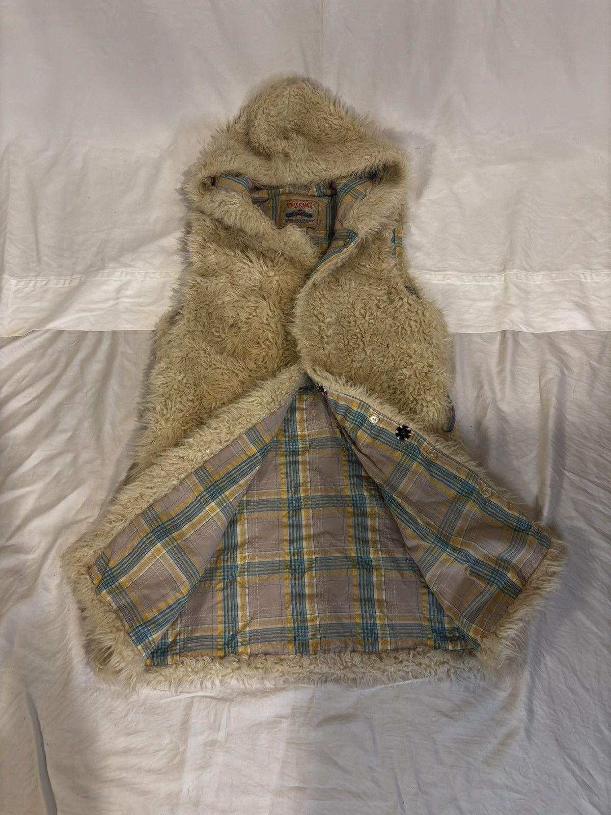 Other Long faux fur Vest.wv059 Size M / US 6-8 / IT 42-44 - 5 Thumbnail