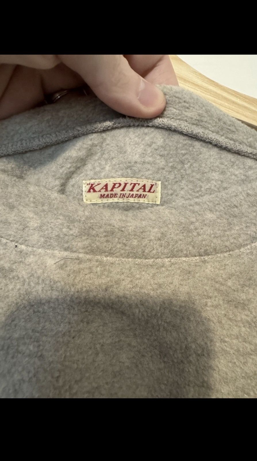 Kapital Kapital reverse fleece crew neck sweatshirt Size US L / EU 52-54 / 3 - 3 Thumbnail