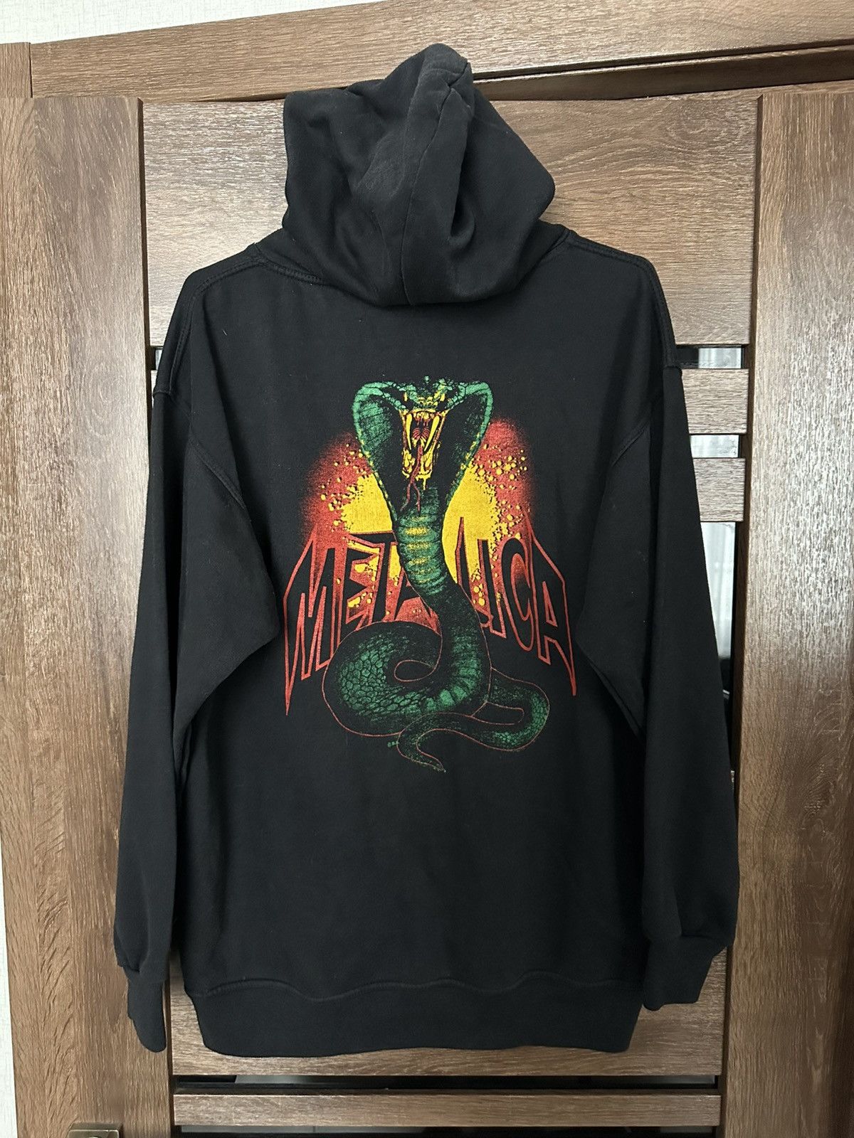 Metallica Metallica Vintage Band Rock Hoodie Pullover 90s Size US M / EU 48-50 / 2 - 2 Thumbnail
