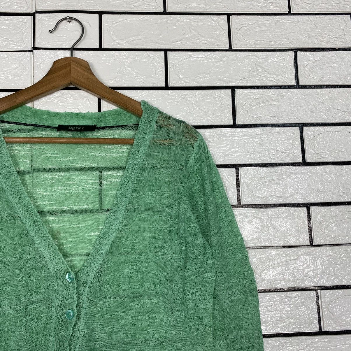 Diesel 📌Light Cardigan Button Cropped Diesel Size US M / EU 48-50 / 2 - 7 Thumbnail