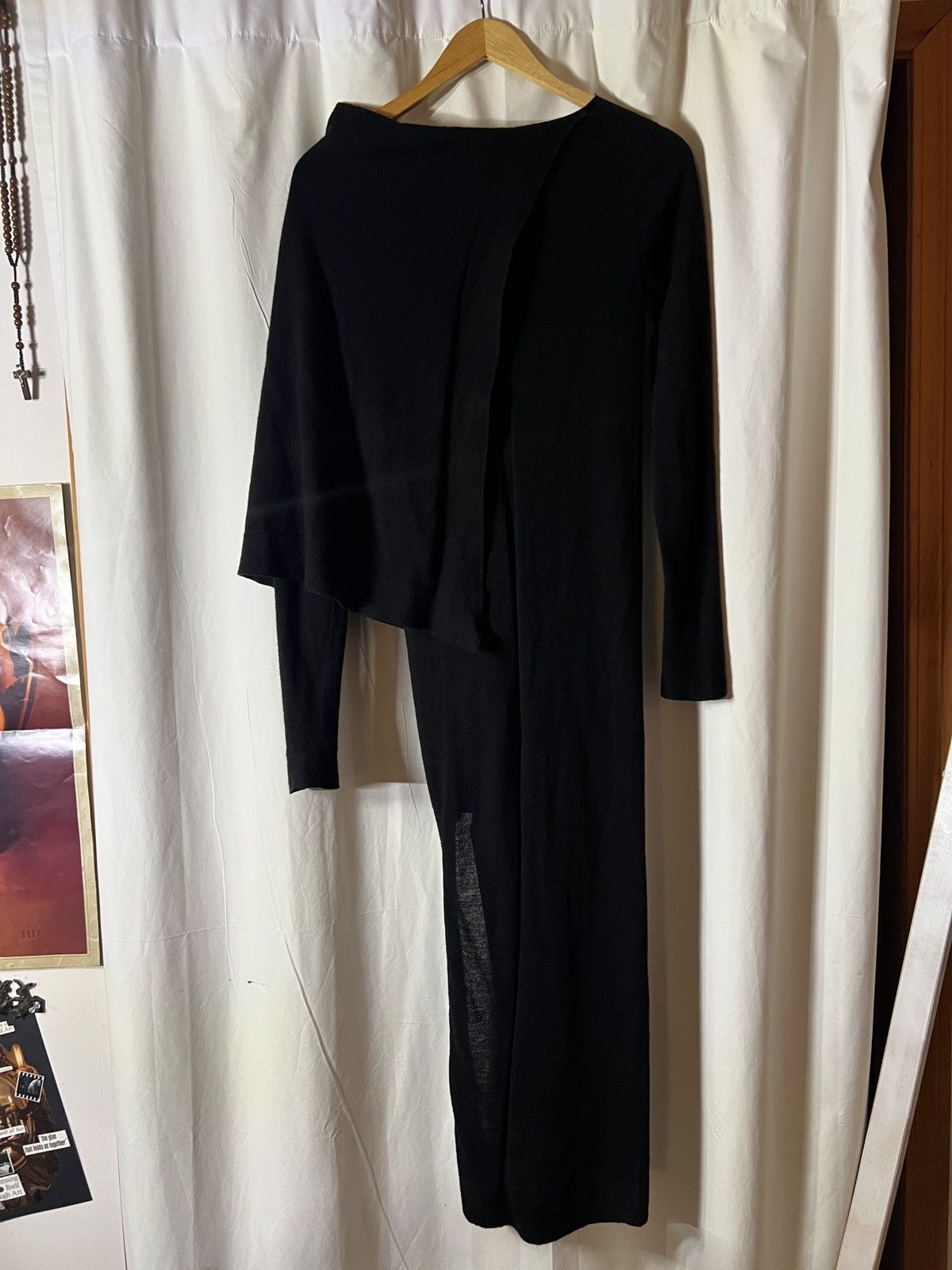 Rick Owens Asymmetrical Ruck Owens bodycon dress strobe 22 Size S / US 4 / IT 40 - 7 Thumbnail