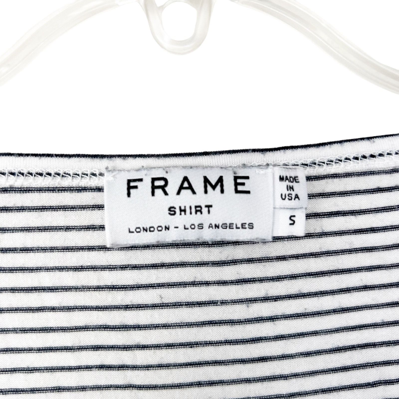 Frame Frame Blanc Navy Striped Long Sleeve Shirt Sz S Size S / US 4 / IT 40 - 2 Thumbnail