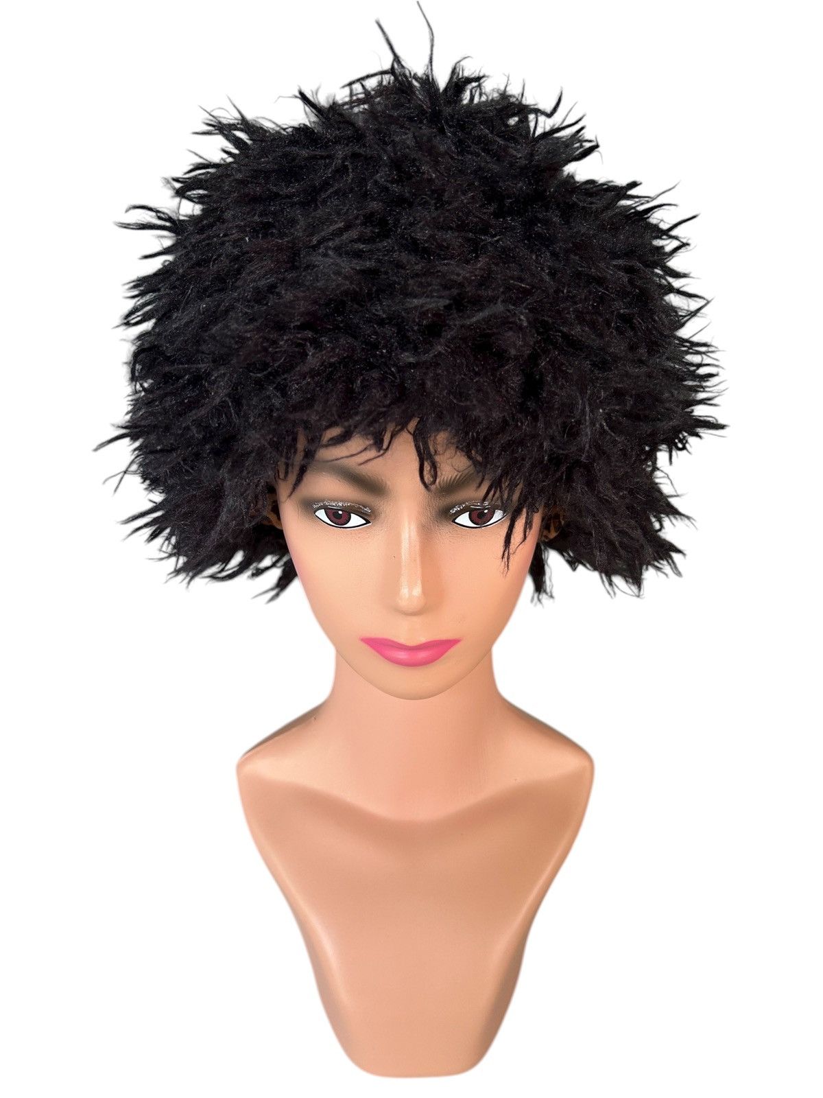 Kapital Mohawak Japanese Punk Bondage Style Fake Hair Fur Beanie Hat Size ONE SIZE - 1 Thumbnail