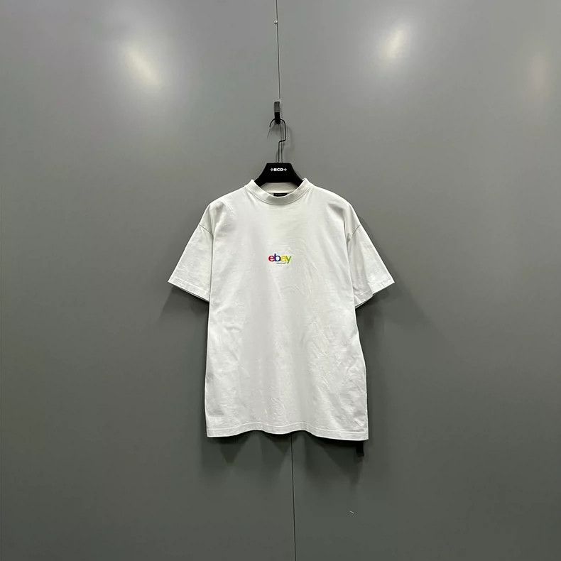 Balenciaga Balenciaga Letter logo embroidery short-sleeved Size US S / EU 44-46 / 1 - 1 Thumbnail