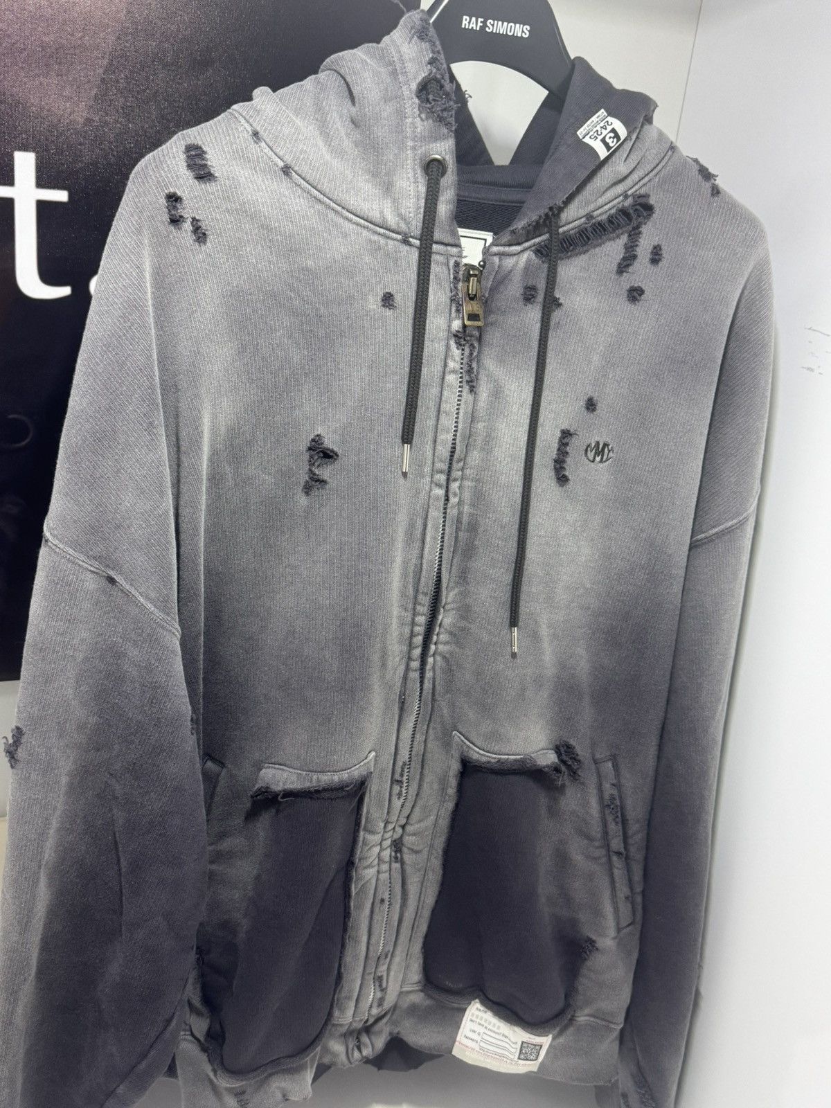 Maison MIHARA YASUHIRO ✅Maison Mihara Yasuhiro distressed zip hoodie Size US L / EU 52-54 / 3 - 3 Thumbnail