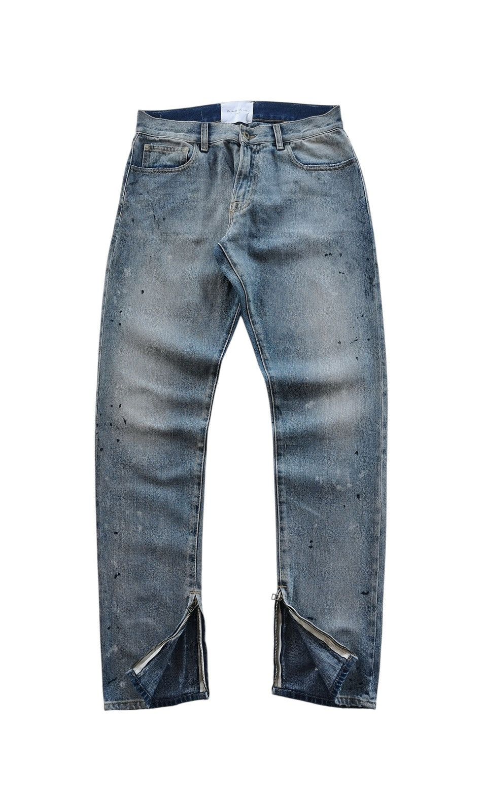 Ih Nom Uh Nit Ih Nom Uh Nit Distressed Denim Jeans Style Saint Laurent Size US 31 - 1 Thumbnail