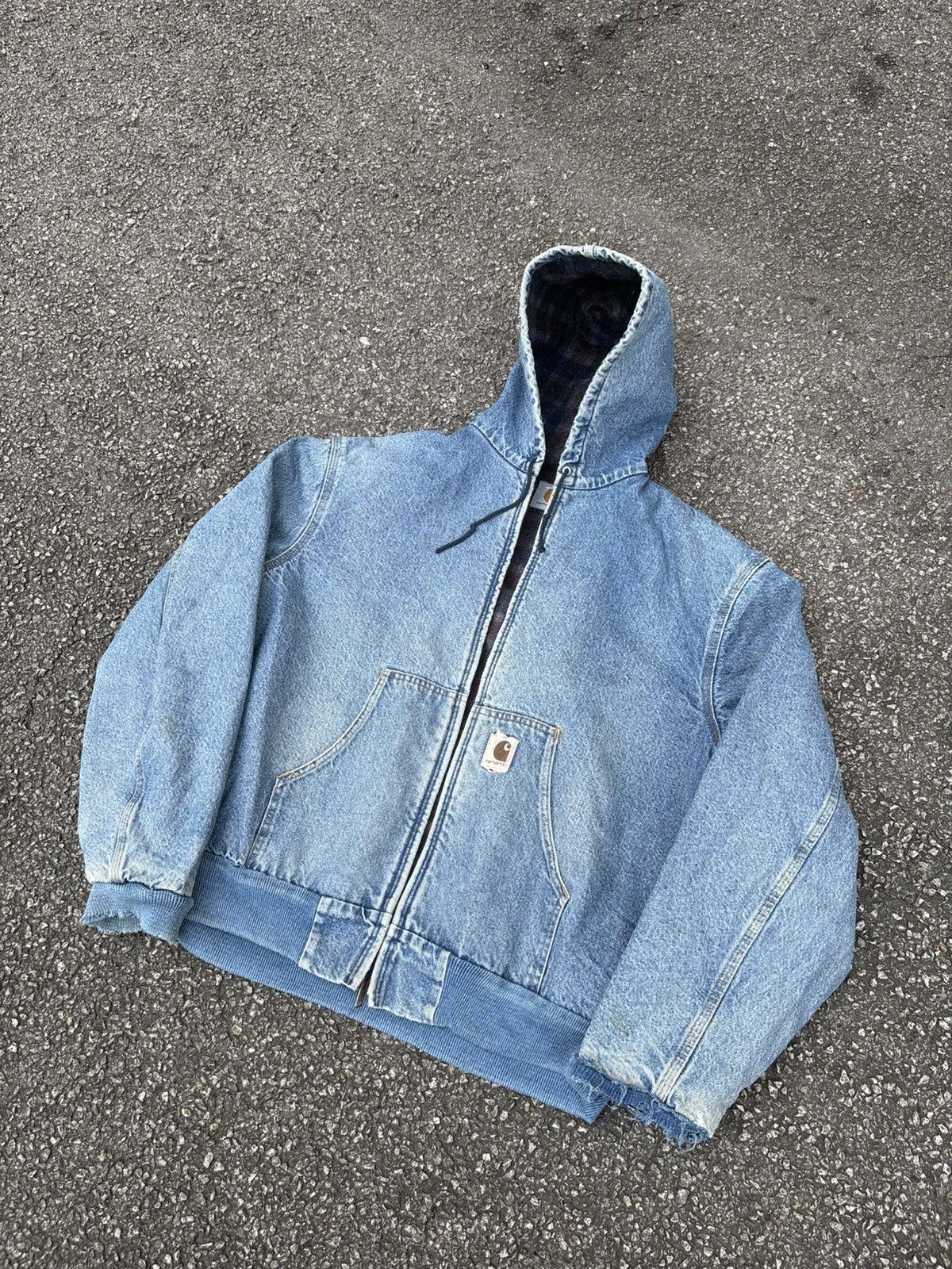 Carhartt Vintage 90’s Rare Made In USA JB1198 Carhartt Active Jacket Size US XL / EU 56 / 4 - 2 Thumbnail