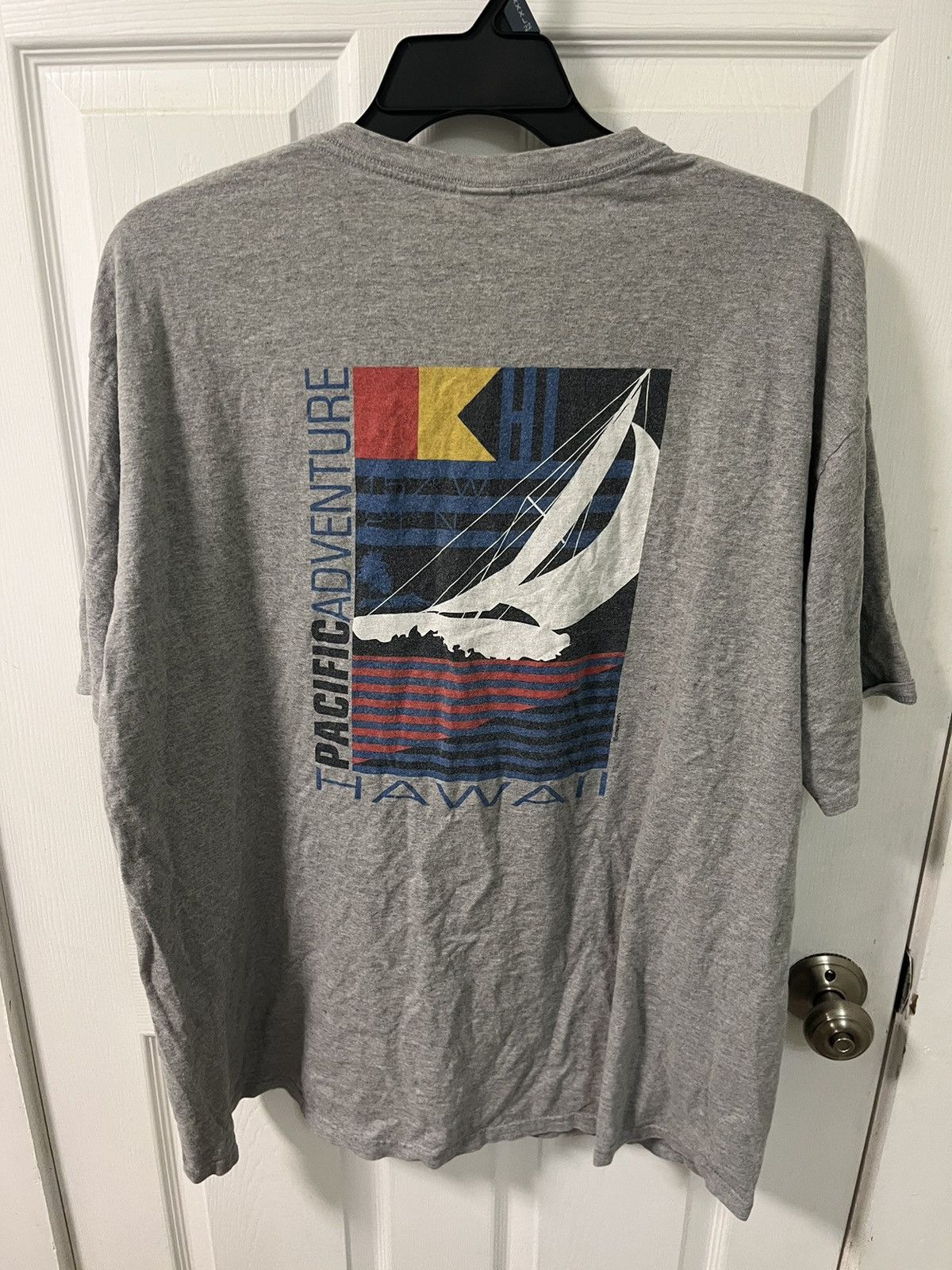 Vintage Vintage 90s Crazy shirt tee Size US XL / EU 56 / 4 - 2 Thumbnail