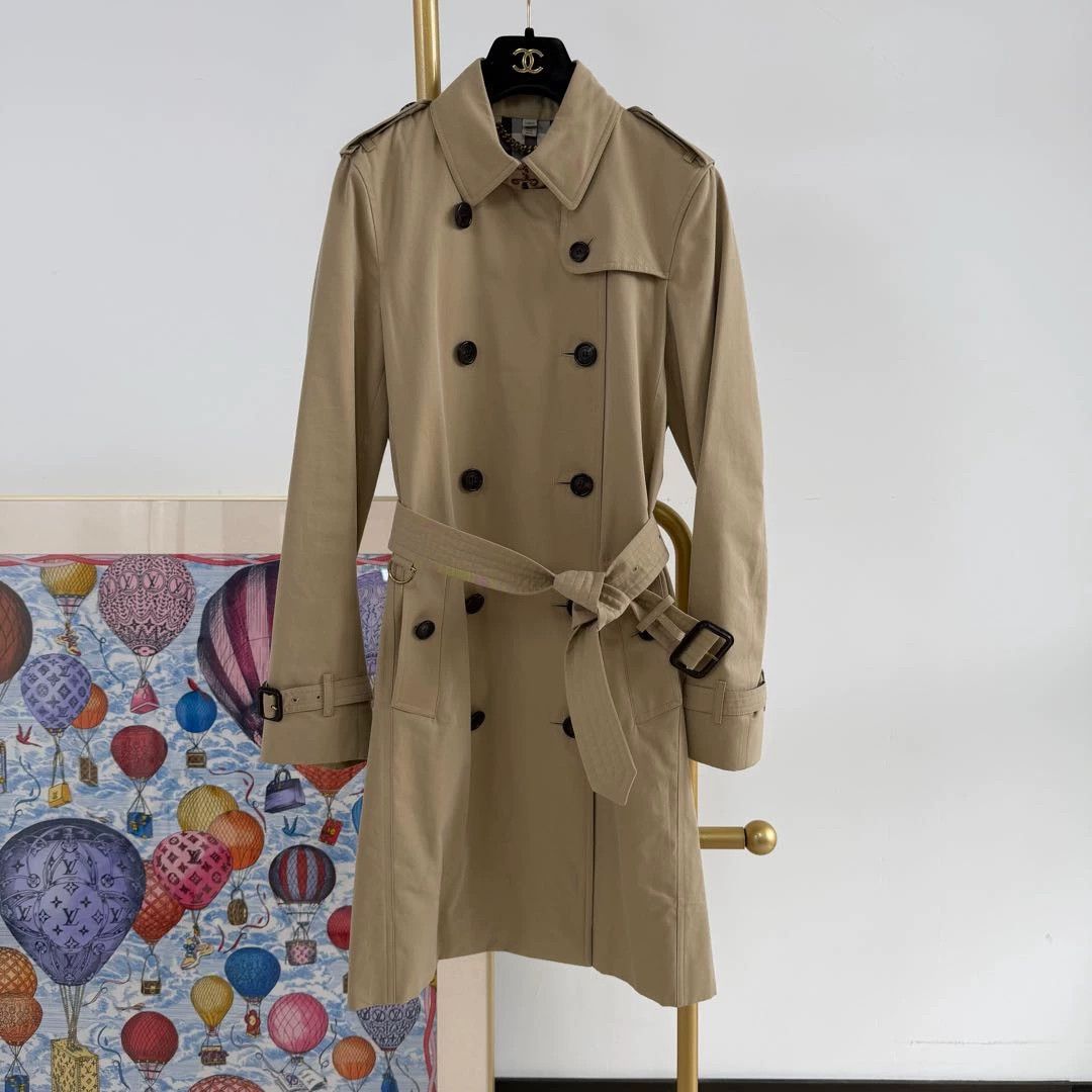 Burberry Burberry Khaki Trench Coat F36 Size XS / US 0-2 / IT 36-38 - 1 Thumbnail