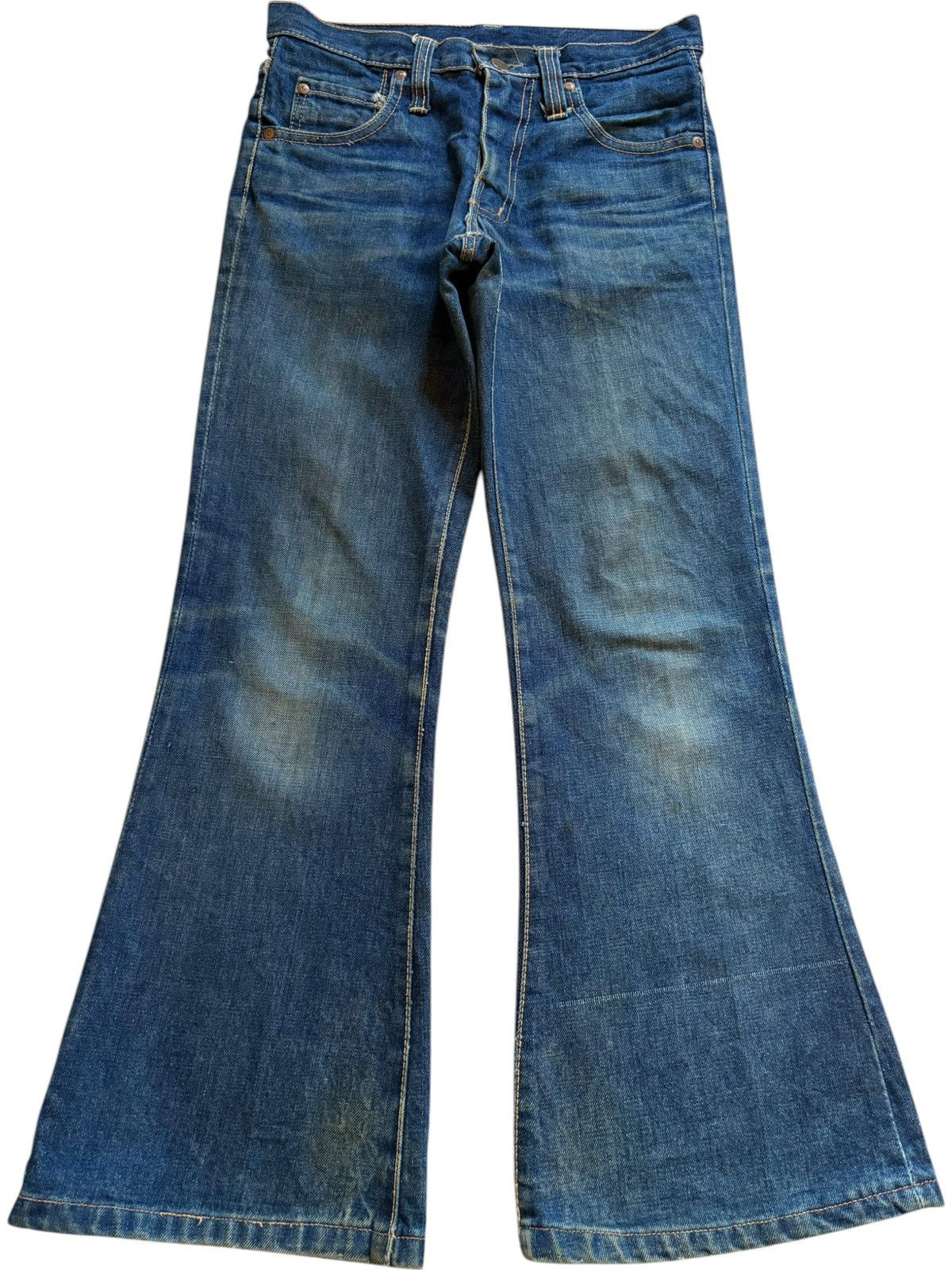 Japanese Brand Vintage Japanese Brand Mud Wash Bootcut Flare Jeans Size 29" - 1 Thumbnail