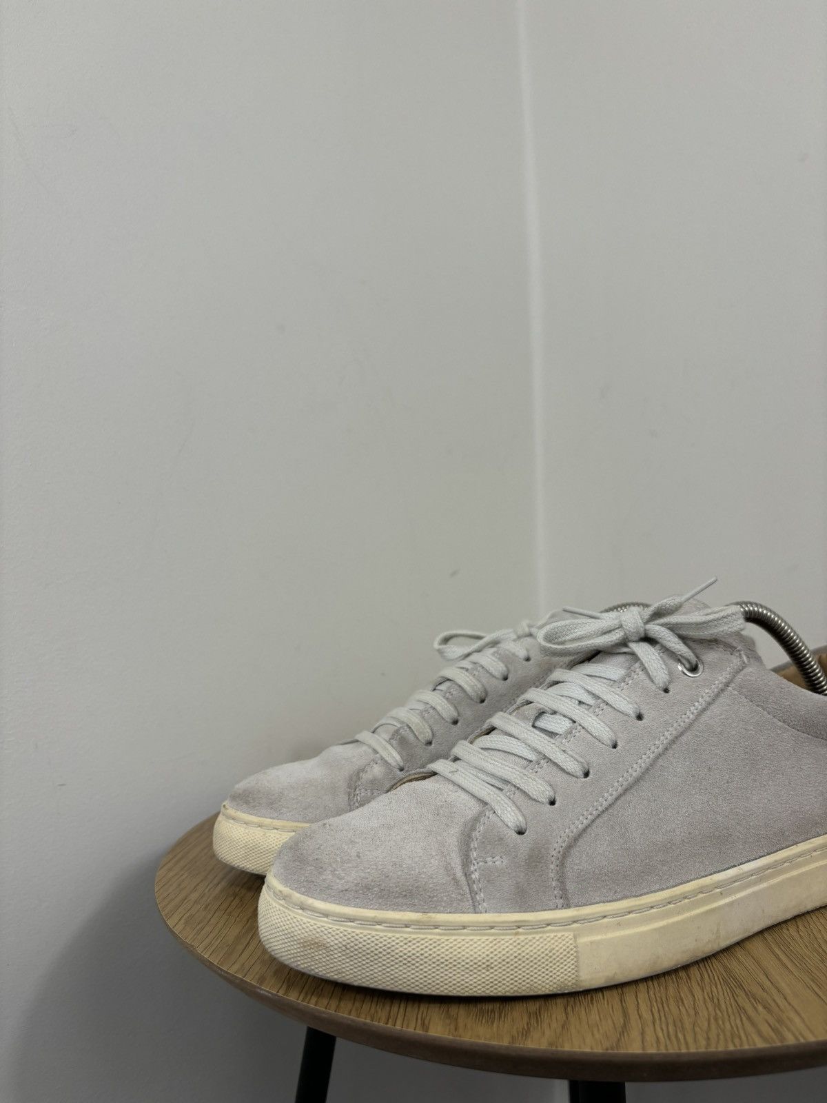 Suitsupply Suitsupply Gray Suede Leather Casual Sneakers Shoes Size US 7 / EU 40 - 10 Thumbnail