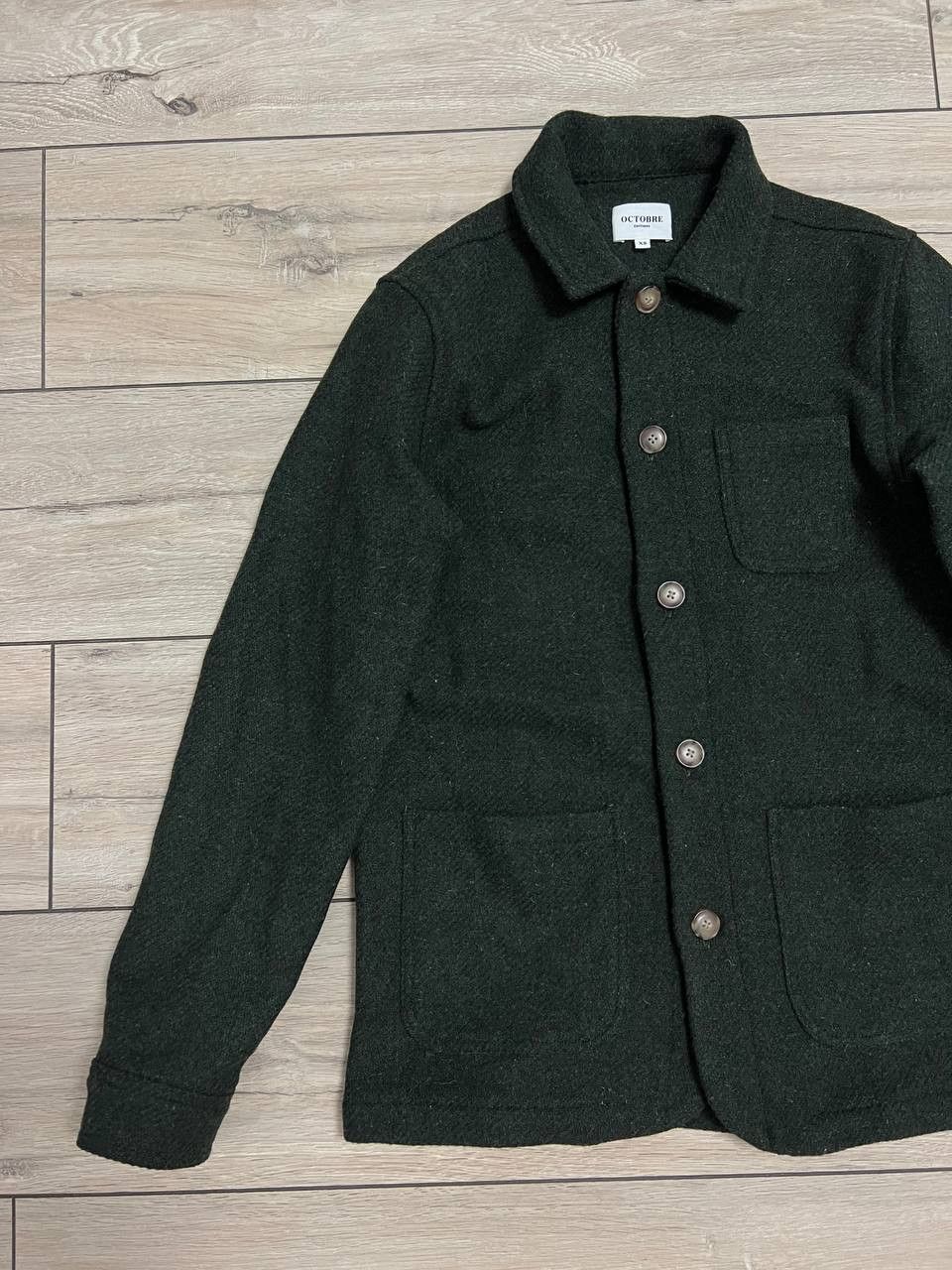 Other October Editions Wool Overshirt Shirt Khaki Jacket XS Size US XS / EU 42 / 0 - 8 Thumbnail