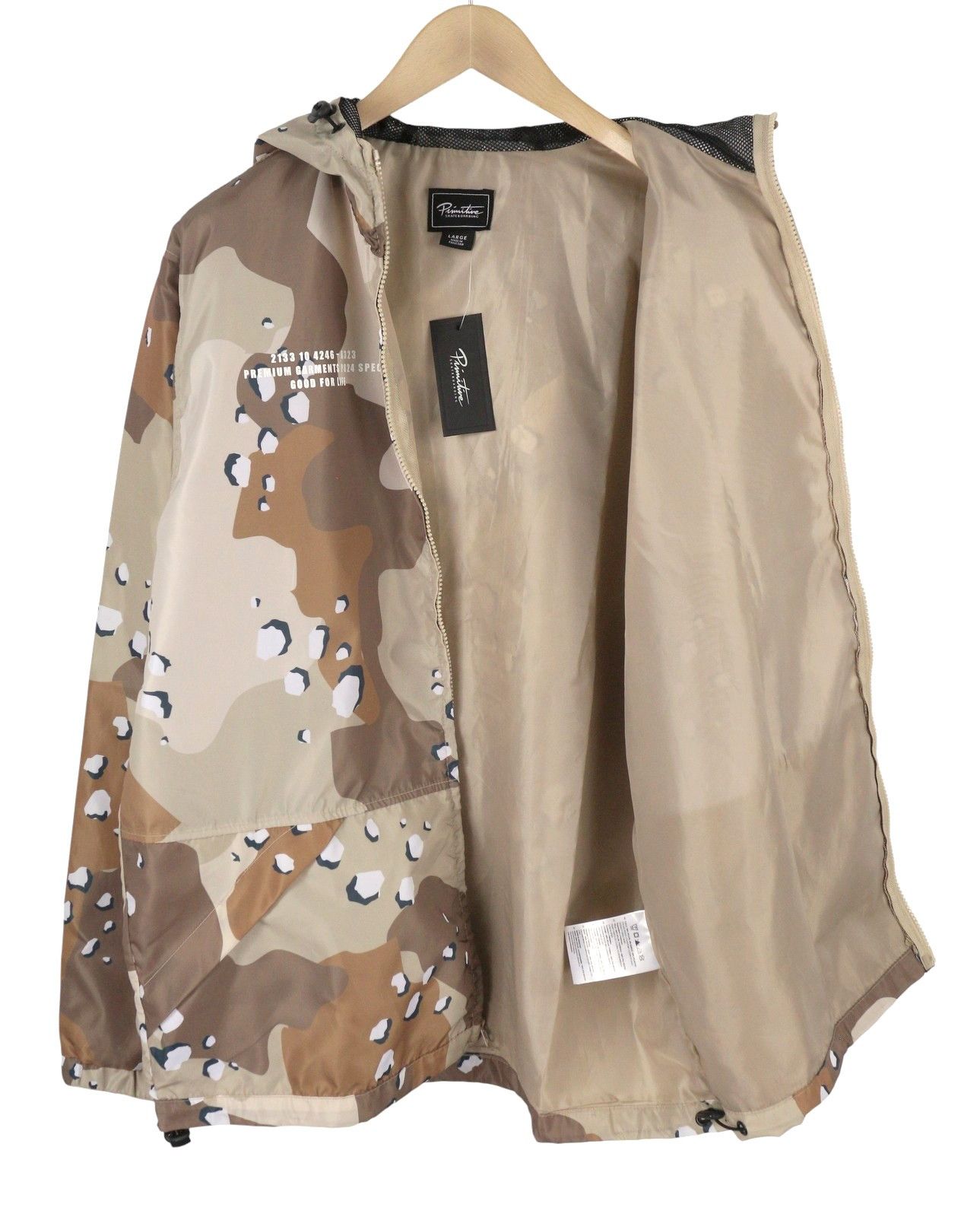 Primitive L Brown Camouflage Hooded Zip 88000 Size US L / EU 52-54 / 3 - 4 Thumbnail