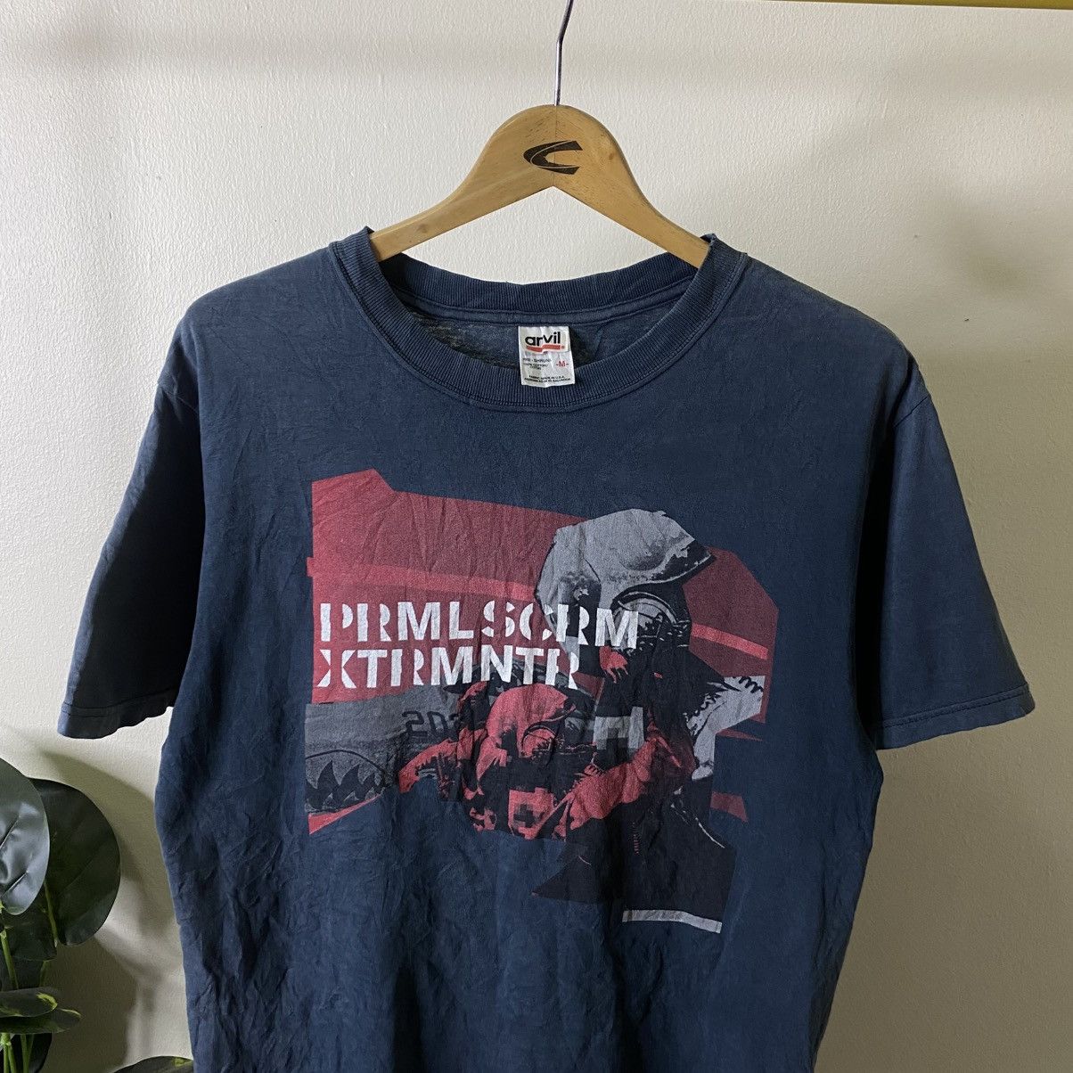 Band Tees Vintage 2000s Primal Scream XTRMNTR Album Promo T Shirt Size US M / EU 48-50 / 2 - 2 Thumbnail