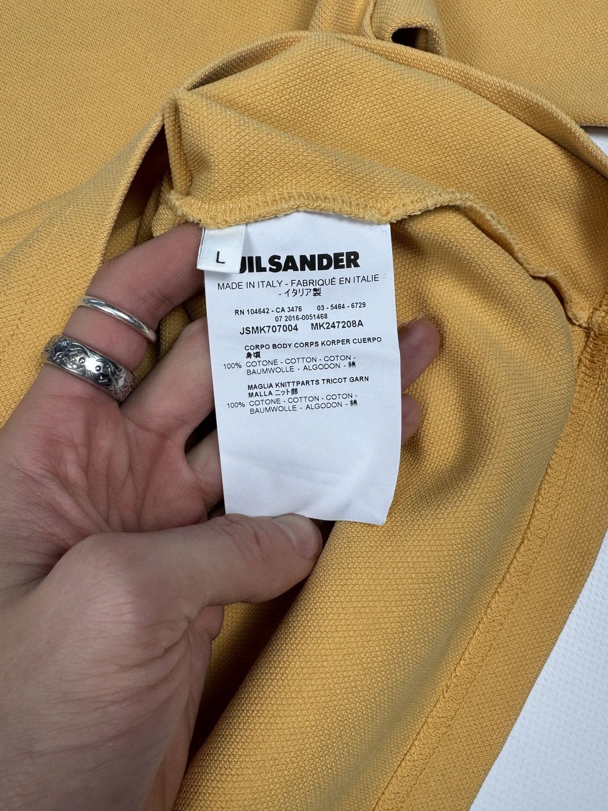 Jil Sander Jil Sander Oversize Basic T-Shirt Size US M / EU 48-50 / 2 - 3 Thumbnail