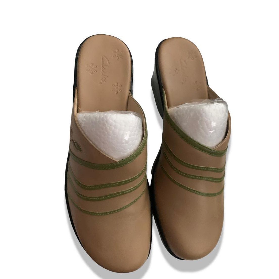 Clarks Vintage Clarks Lee Leather Slip-On Clog Mule Wedge Slide 6.5 Size US 6.5 / IT 36.5 - 7 Thumbnail