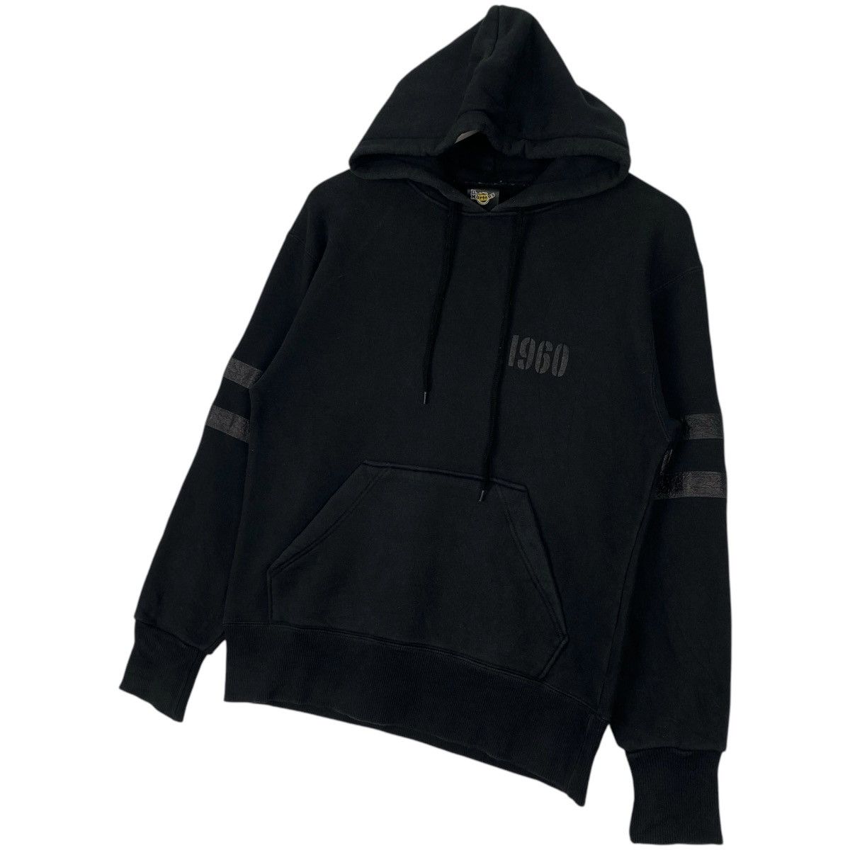Designer × Vintage Vintage Dr Martens Hoodie Sweater Black Size US M / EU 48-50 / 2 - 2 Thumbnail