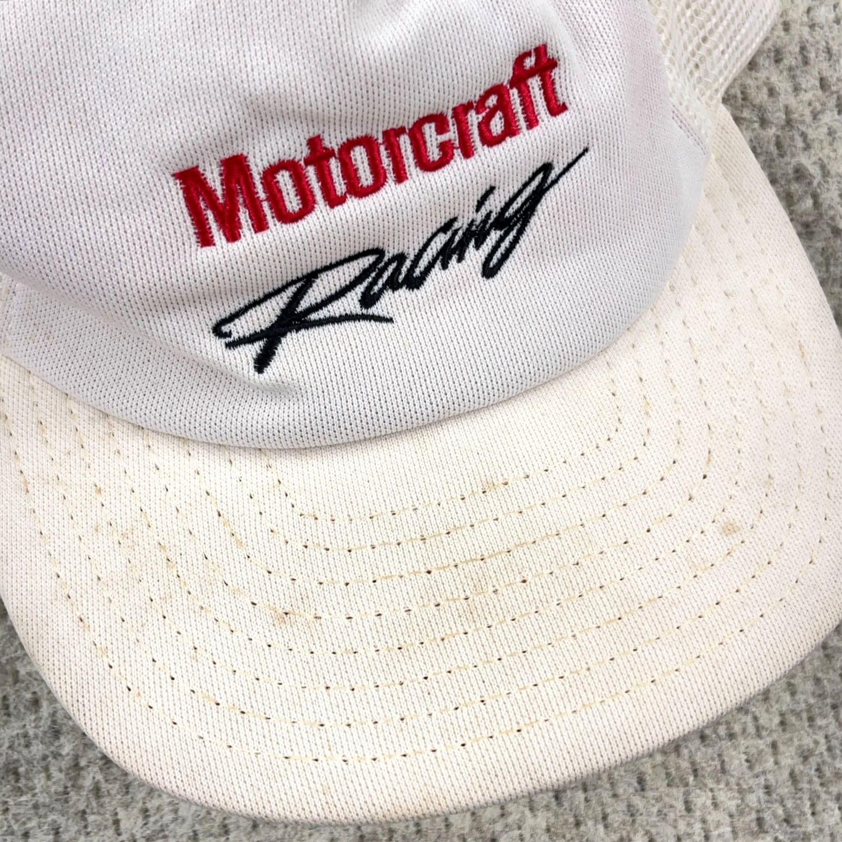 Vintage VINTAGE Motorcraft Racing Trucker Hat Made In USA 80s Snapback Cap Tires Oil Size ONE SIZE - 4 Thumbnail