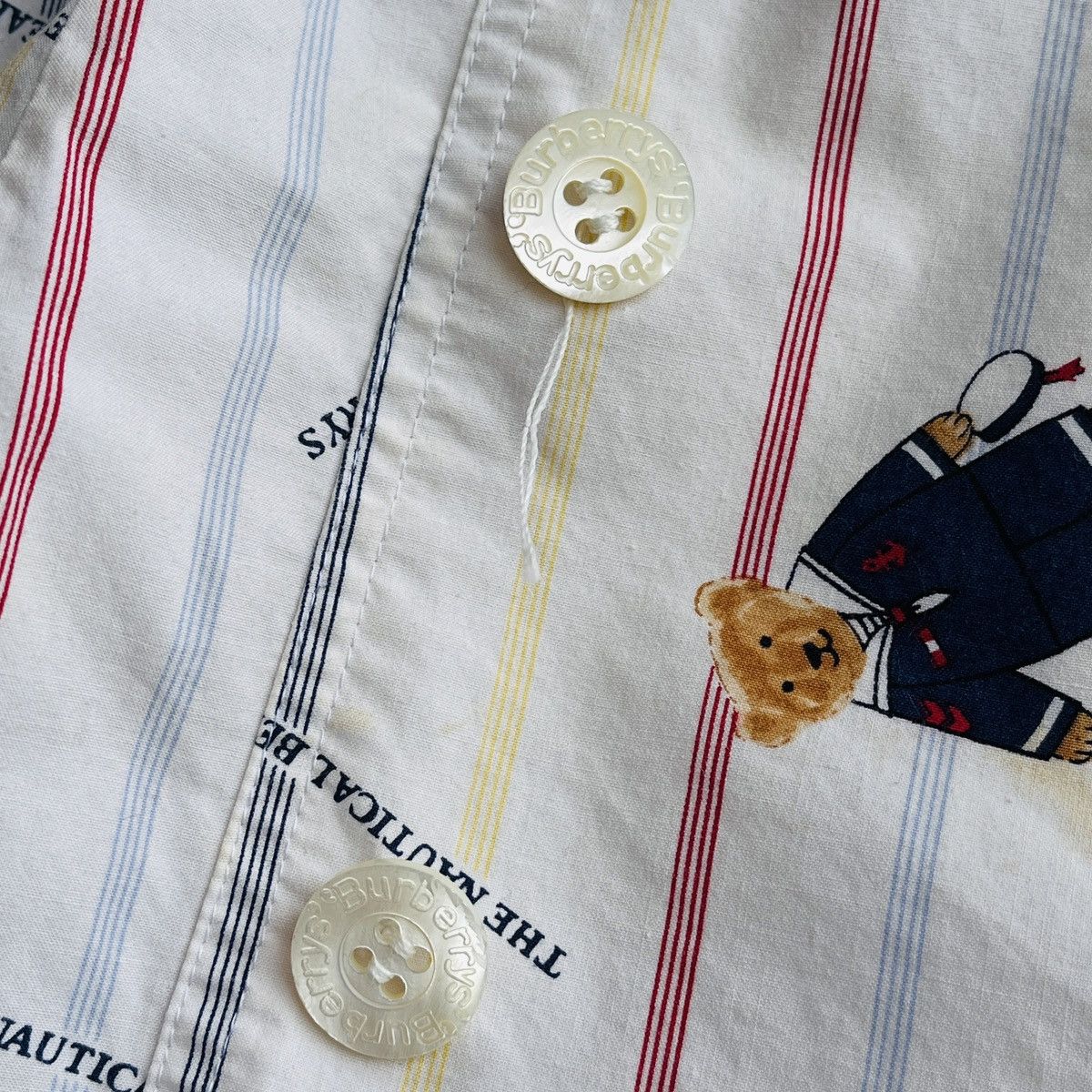 Burberry × Vintage Real Vintage Burberrys The Nautical Bear Monogram Skirts Size 26" / US 2 / IT 38 - 10 Thumbnail