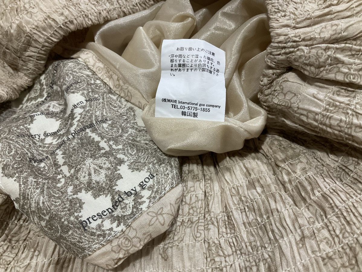 If Six Was Nine × Japanese Brand × Le Grande Bleu (L.G.B.) 🔥Y2K Archived G.O.A Boho Skirt Flared Paisley Floral Size 32" / US 10 / IT 46 - 10 Thumbnail
