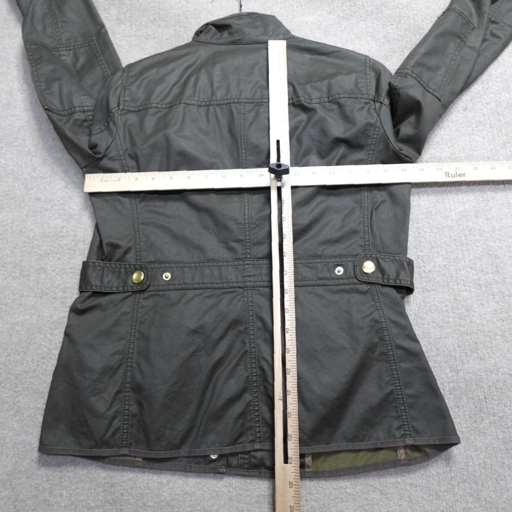 J.Crew **VINTAGE J.CREW Womens Green Jacket Small Waxed Canvas High Collar** User: Vintage J.CREW Womens Green Jacket Small Waxed Canvas High Collar Size S / US 4 / IT 40 - 4 Thumbnail